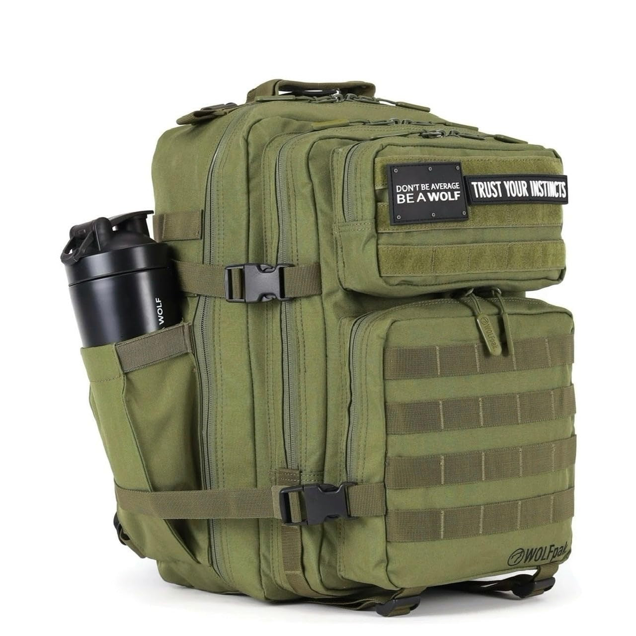 Durable 35L Waterproof Gym Backpack   1000D Oxford, MOLLE Webbing, Laptop Pocket4