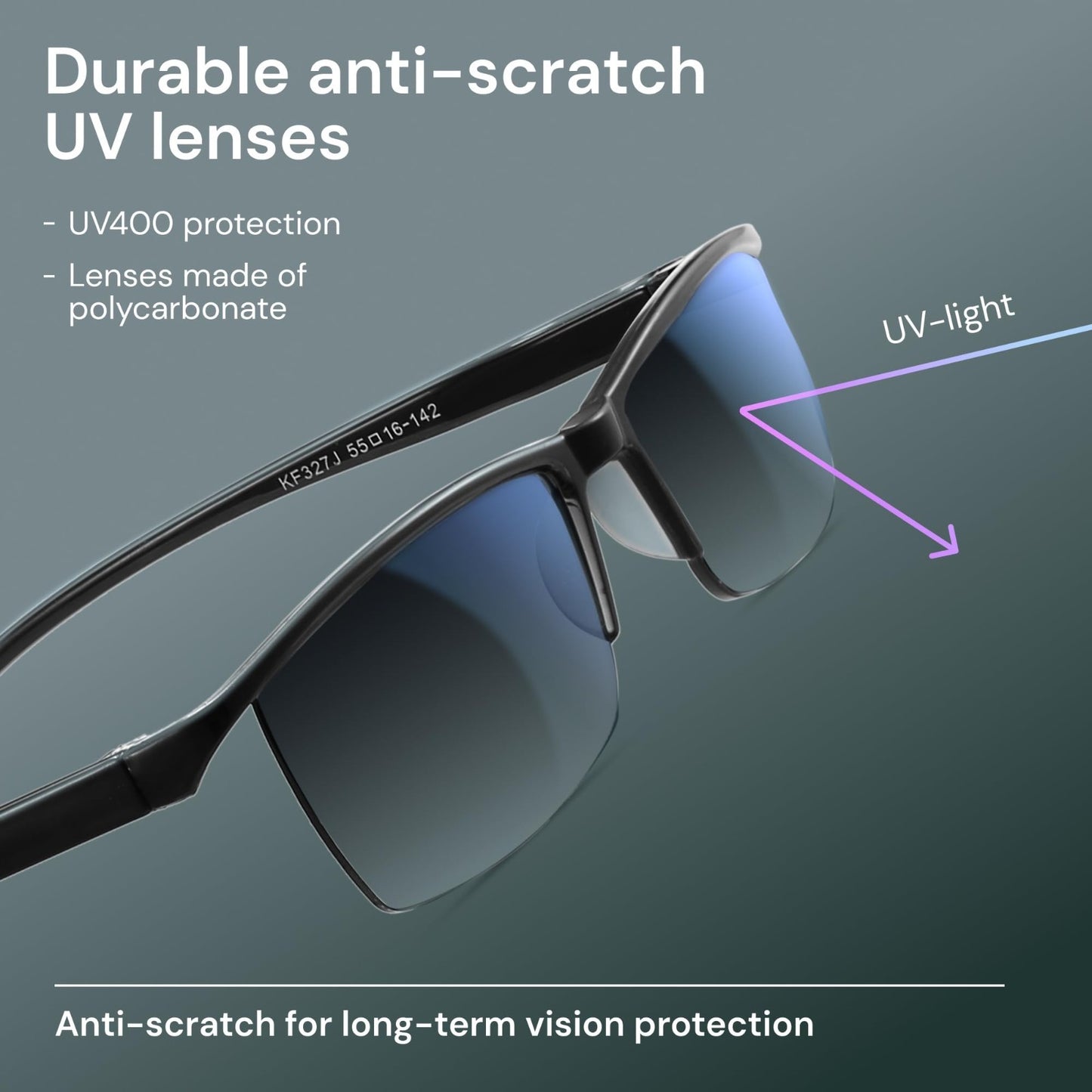 Durable Blue Light Filtering Reading Glasses for Men - Comfortable TR90 Frames4