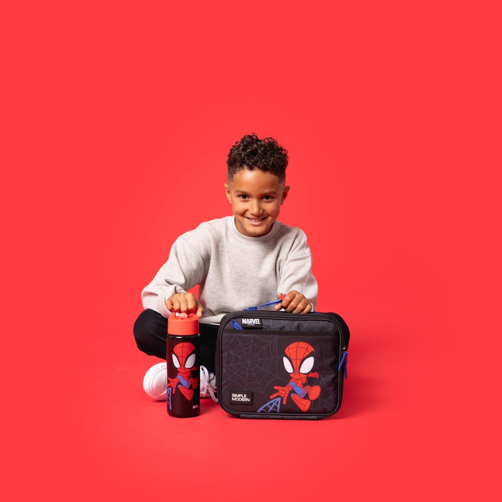 Insulated Kids Lunch Box & Bag for School | Fits Bento Containers | Spidey Desig4