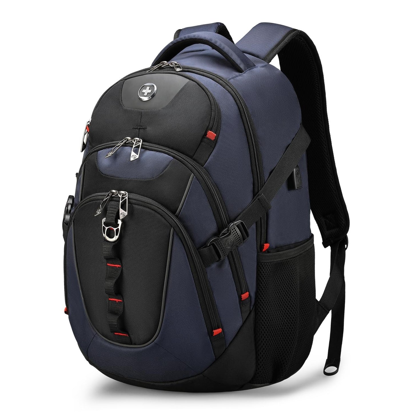 Travel Laptop Backpack with USB Charging Port, Fits 15.6" Computer, 31L College1