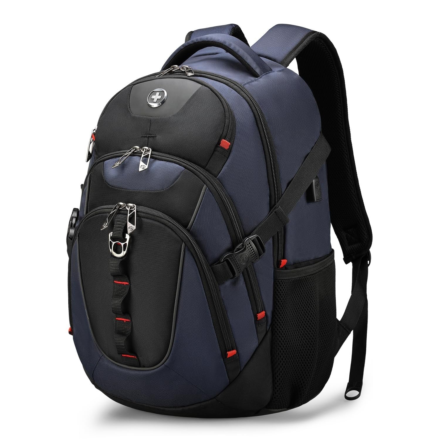 Travel Laptop Backpack with USB Charging Port, Fits 15.6" Computer, 31L College1
