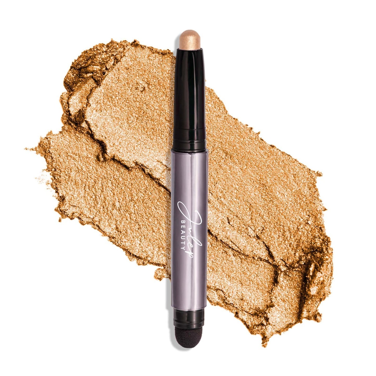 Crème-to-Powder Eyeshadow Stick - Warm Gold Shimmer, Long-Lasting, Easy Apply1