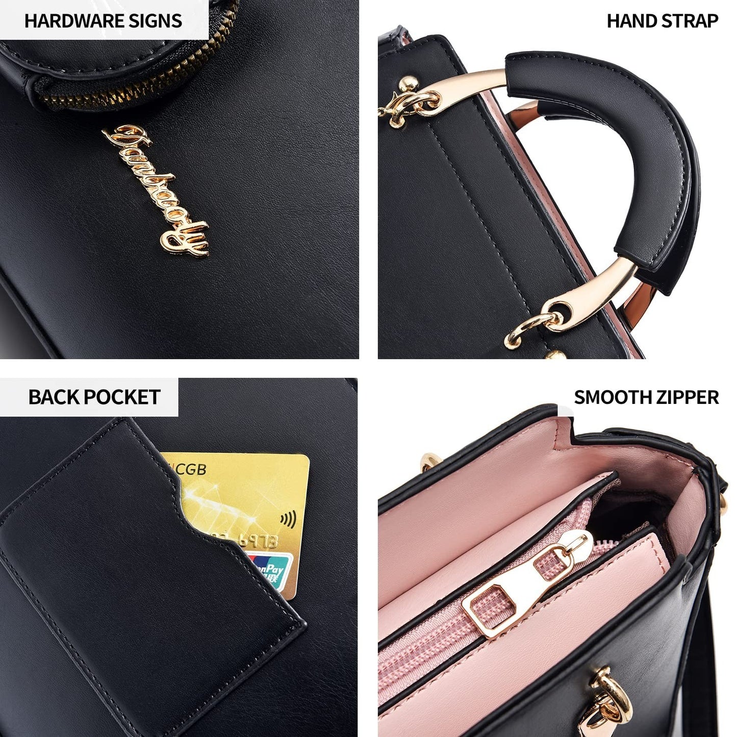 Stylish Women's Crossbody Handbags - Top Handle Satchel & Small Tote Bags6