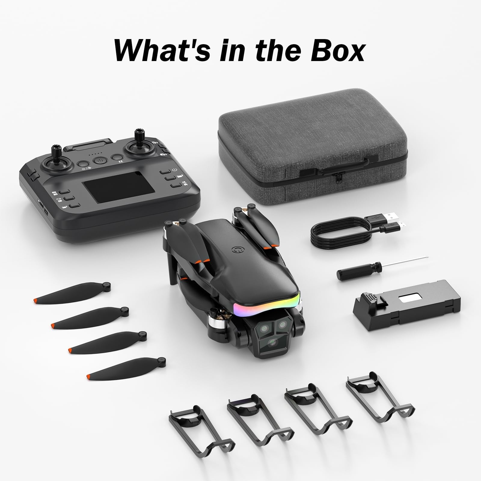 1080P Mini Drone with Camera for Kids & Adults, LED Lights, Dual Lens, Beginner8