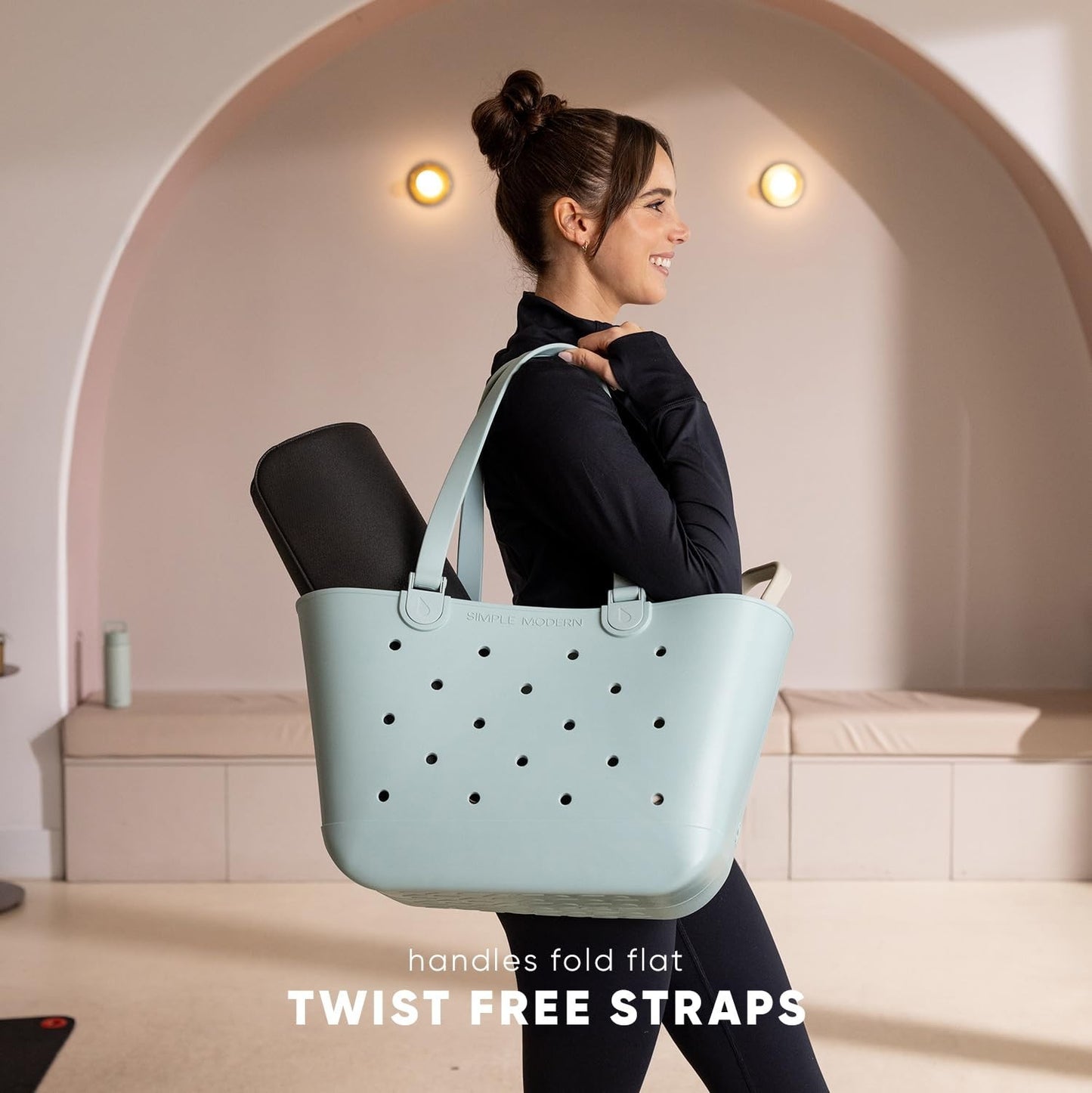 Large Waterproof Beach Tote Bag with Zipper Pocket | Travel, Pool & Grocery Esse5