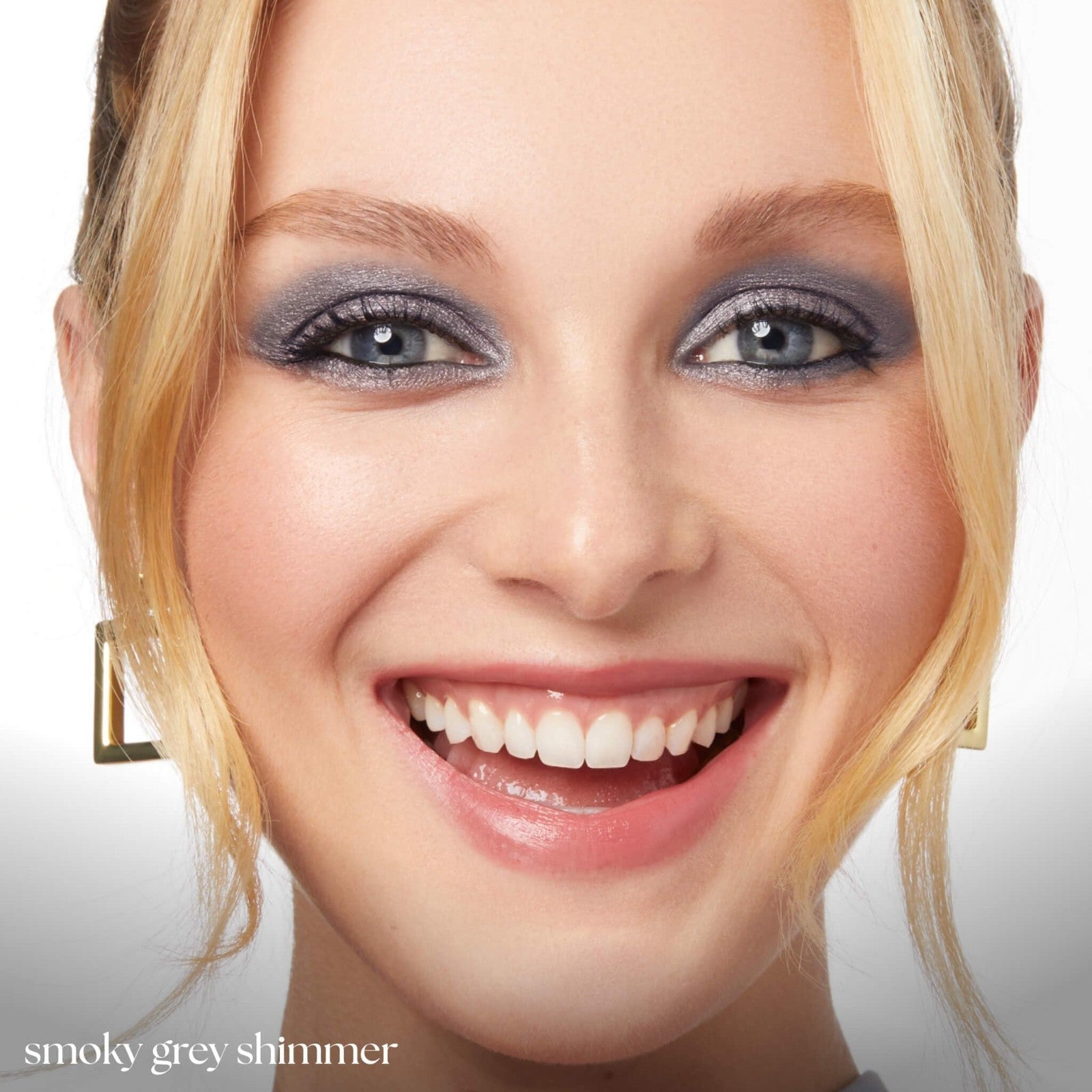 Crème-to-Powder Eyeshadow Stick - Smoky Grey Shimmer, Long-lasting & Easy Apply4