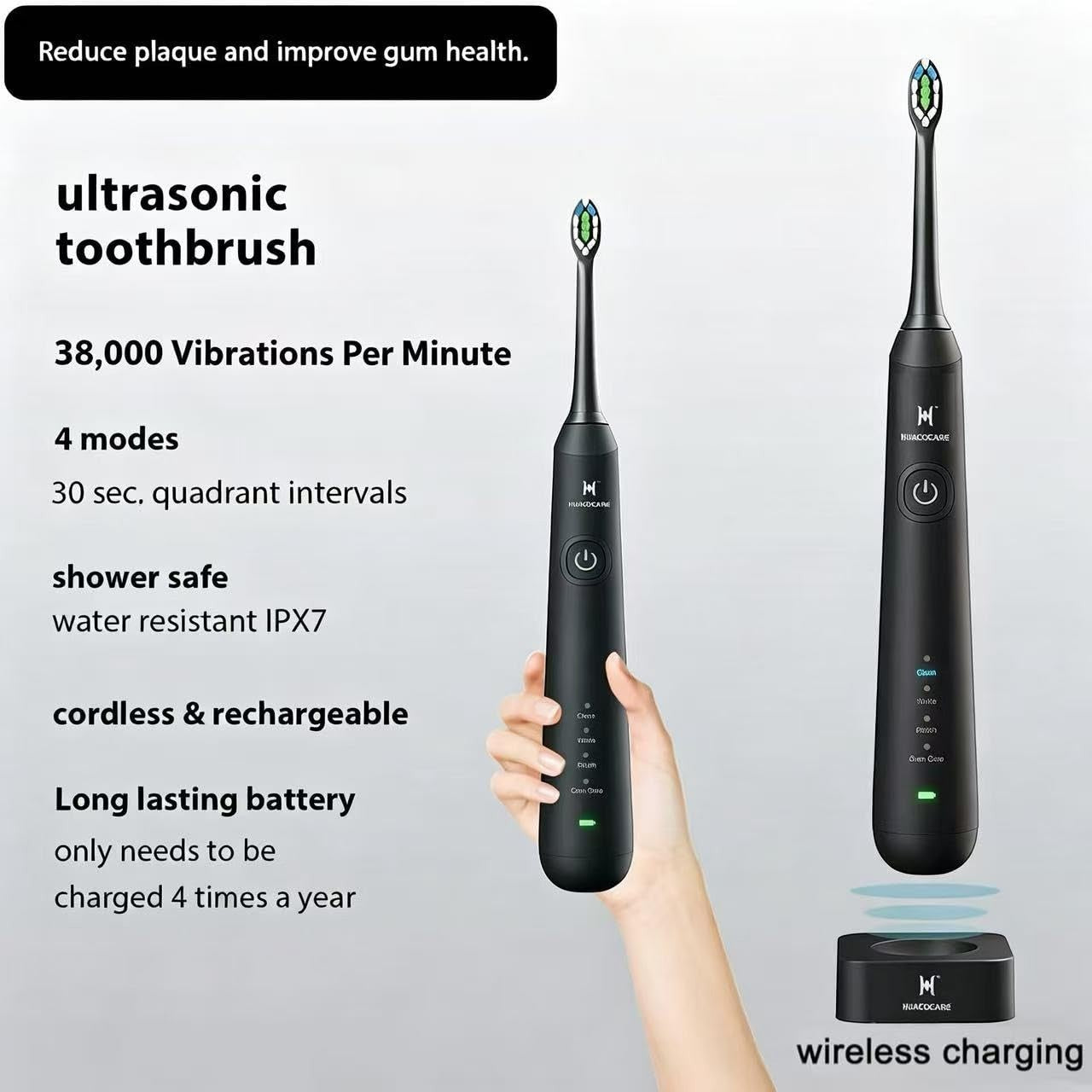 2 in 1 Water Dental Flosser & Electric Toothbrush Combo for Teeth & Gum Health3