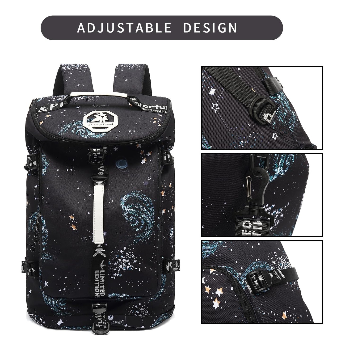 Waterproof Gym Duffel Backpack with Shoe Compartment   Sports, Walking, Laptop C4