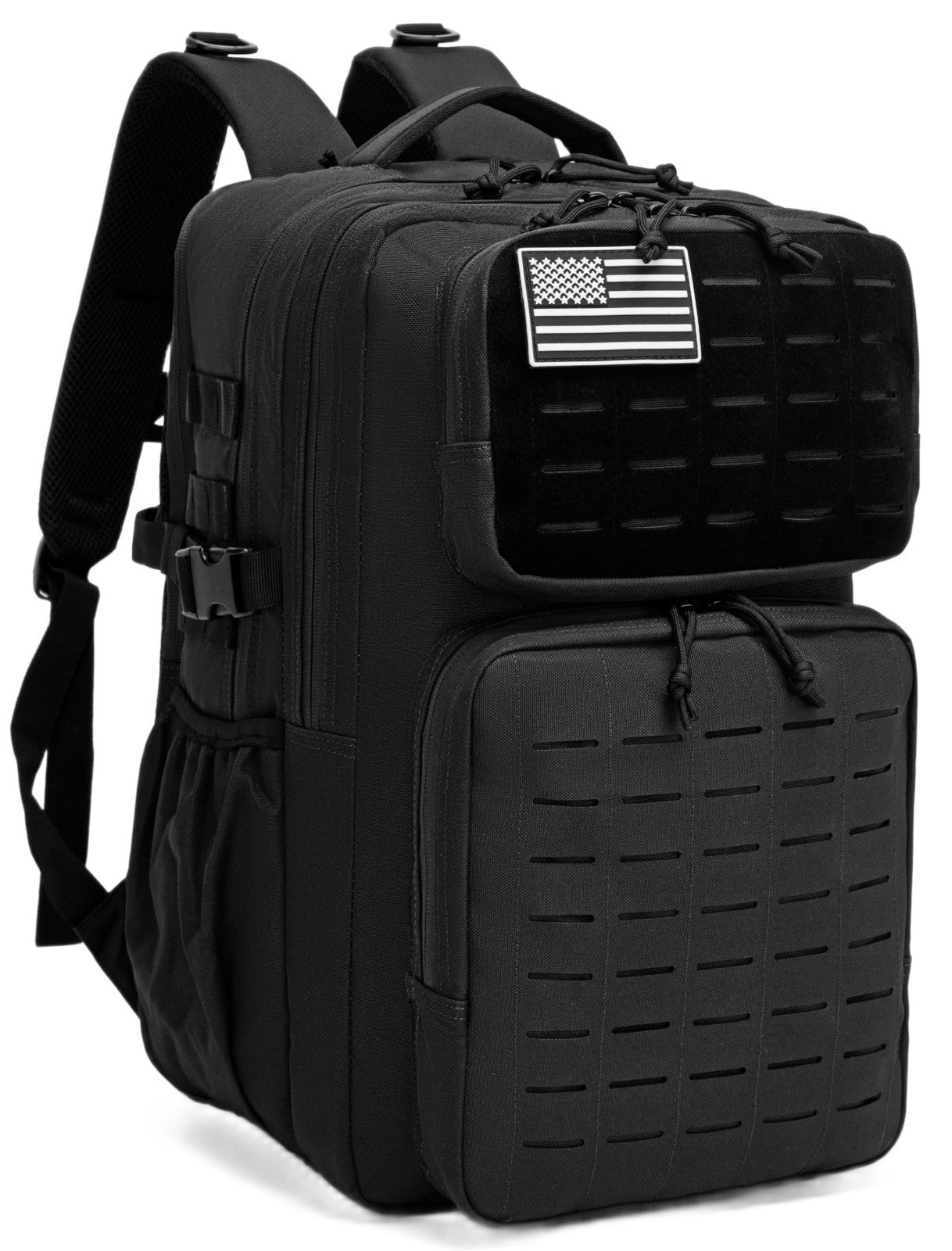 Waterproof Military Tactical Backpack 35L, MOLLE Assault Pack with Water Bottle1