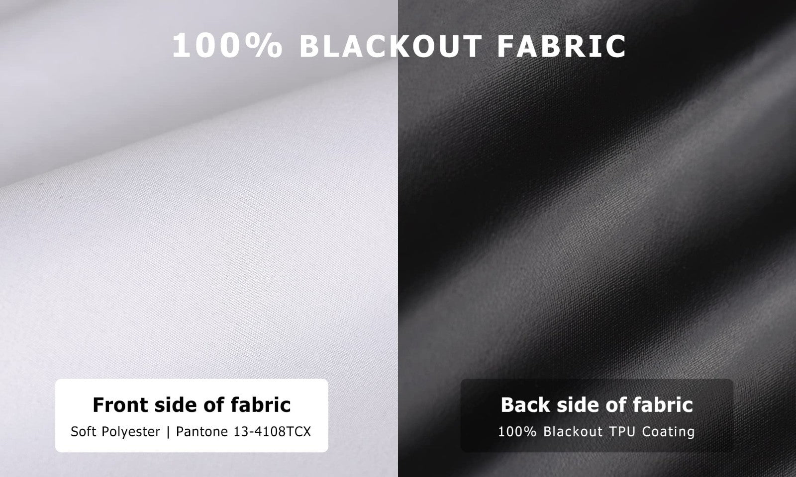 100% Blackout Roller Shades 36"x72" White | Cordless No Drill Thermal Insulation2