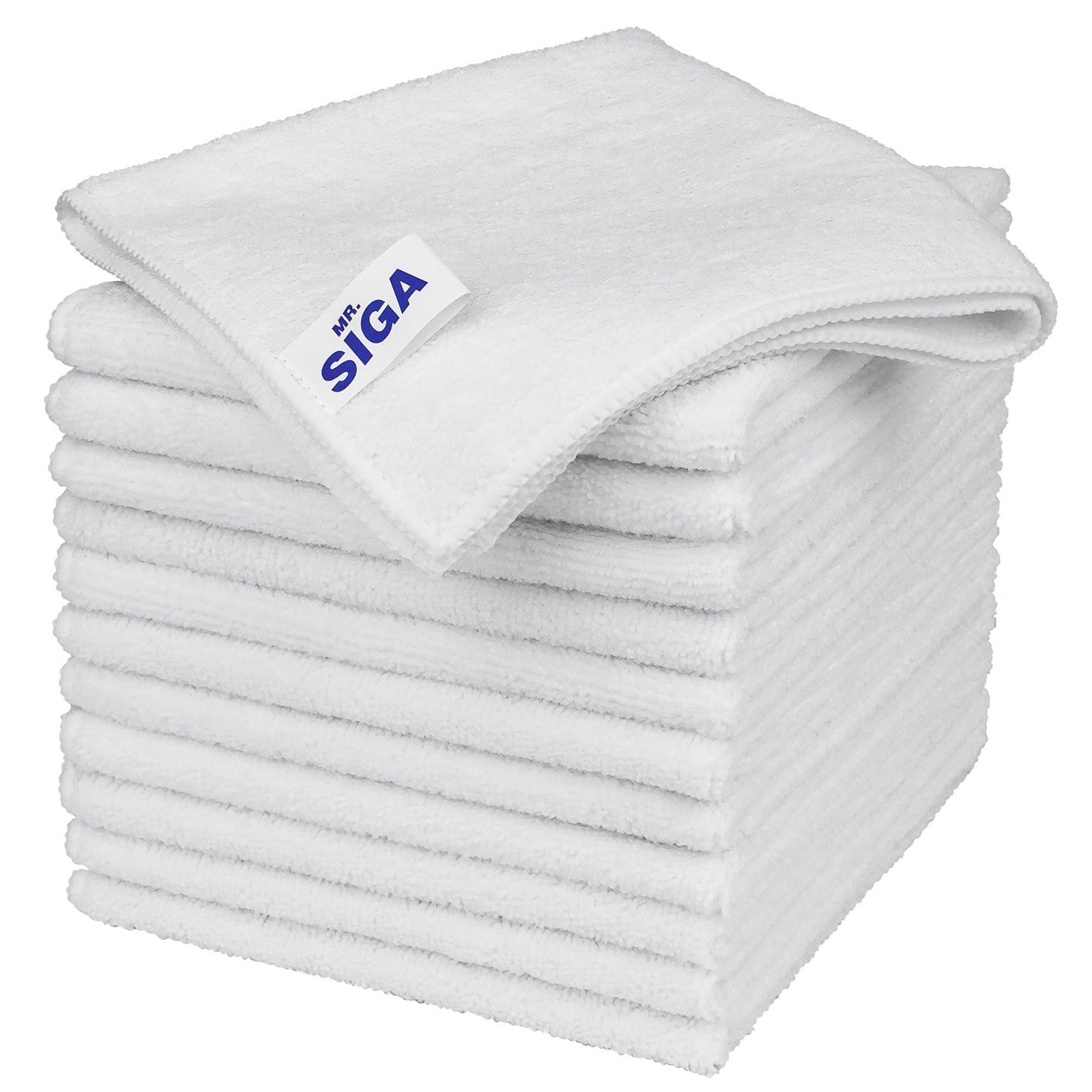 Streak-Free Microfiber Cleaning Cloths - 12 Pack, Ultra-Absorbent Towels for Hom1
