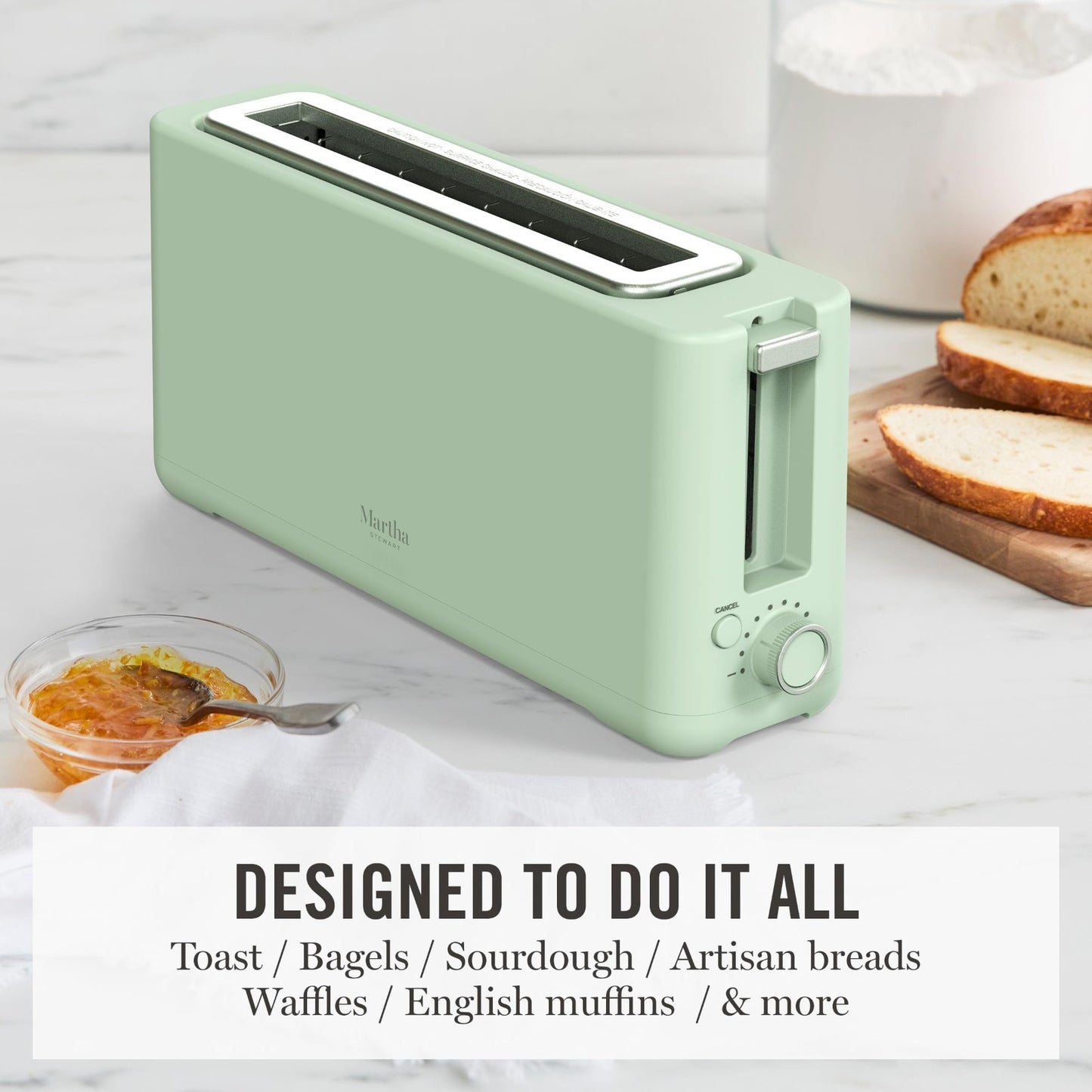 Extra Wide 2-Slice Long Slot Toaster for Sourdough & Bagels, 10 Shade Settings,7