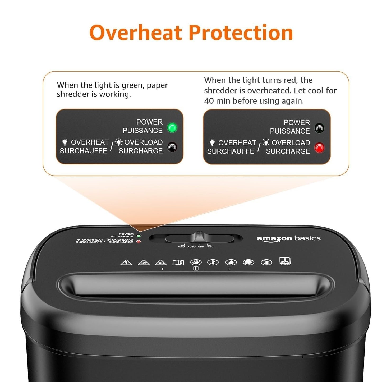 8 Sheet High Security Cross Cut Shredder for Paper & Credit Cards, P 4, Auto Shu4