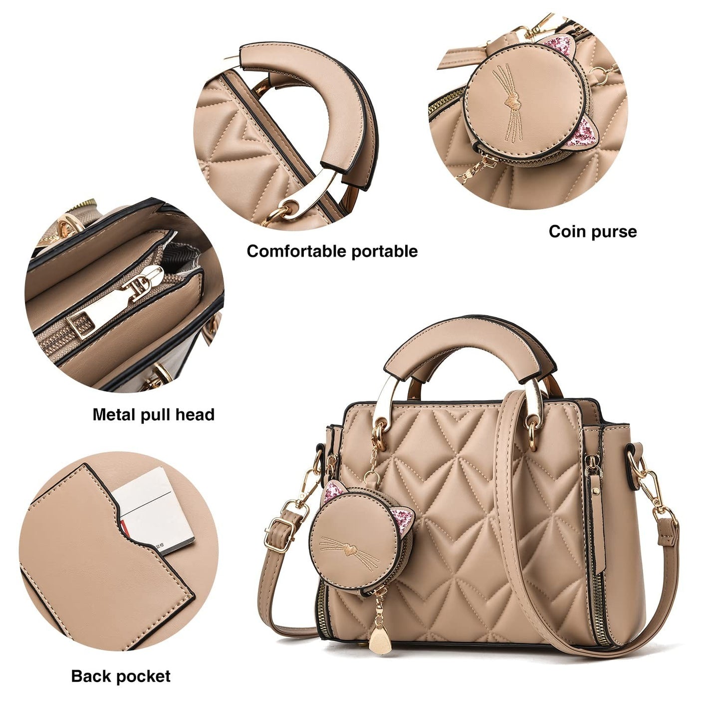 Stylish Women's Crossbody Handbags, Satchel Shoulder Bags & Small Totes7