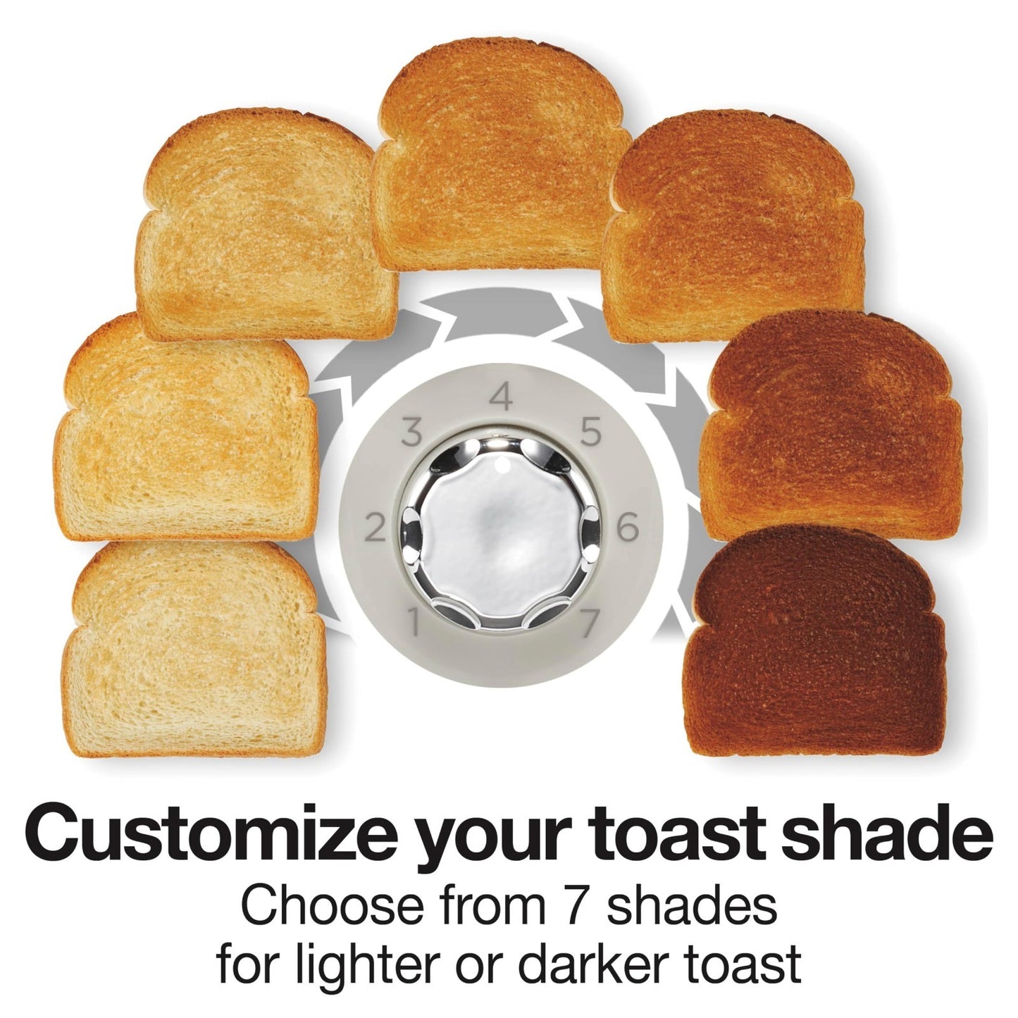 2 Slice Toaster with Bagel & Defrost Functions, 7 Shade Browning Control, Auto S5