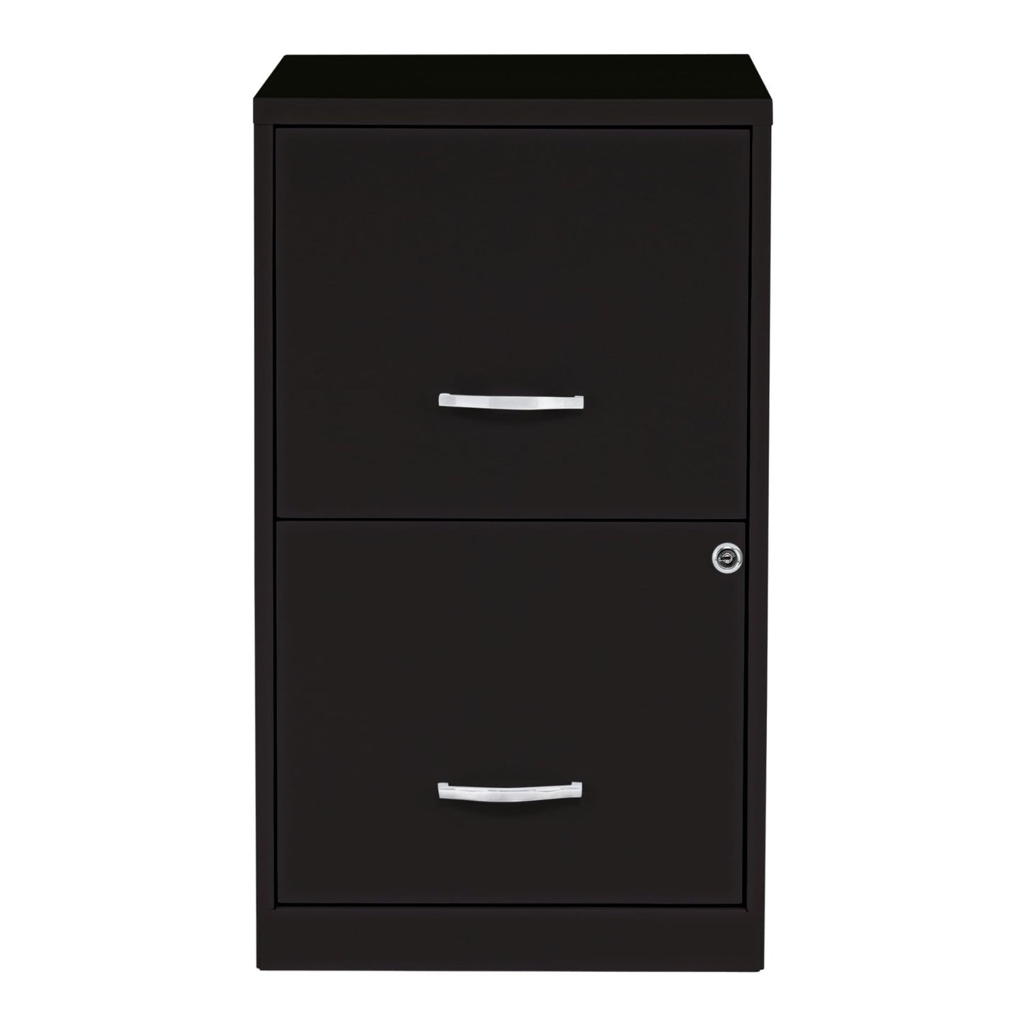 2 Drawer Locking Filing Cabinet   Pre Assembled Steel, Space Saving Design for H3