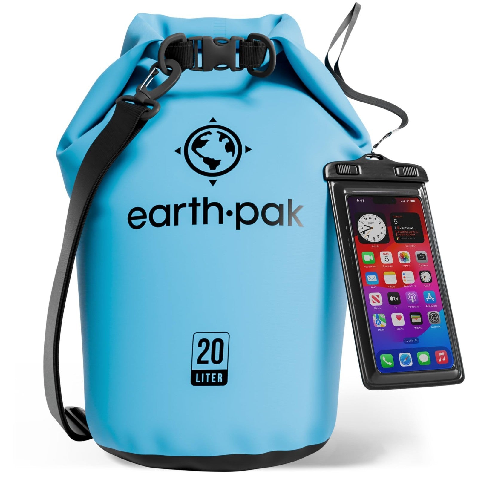 Waterproof Dry Bag Backpack   Roll Top Sack for Kayaking & Gear Storage, Include0