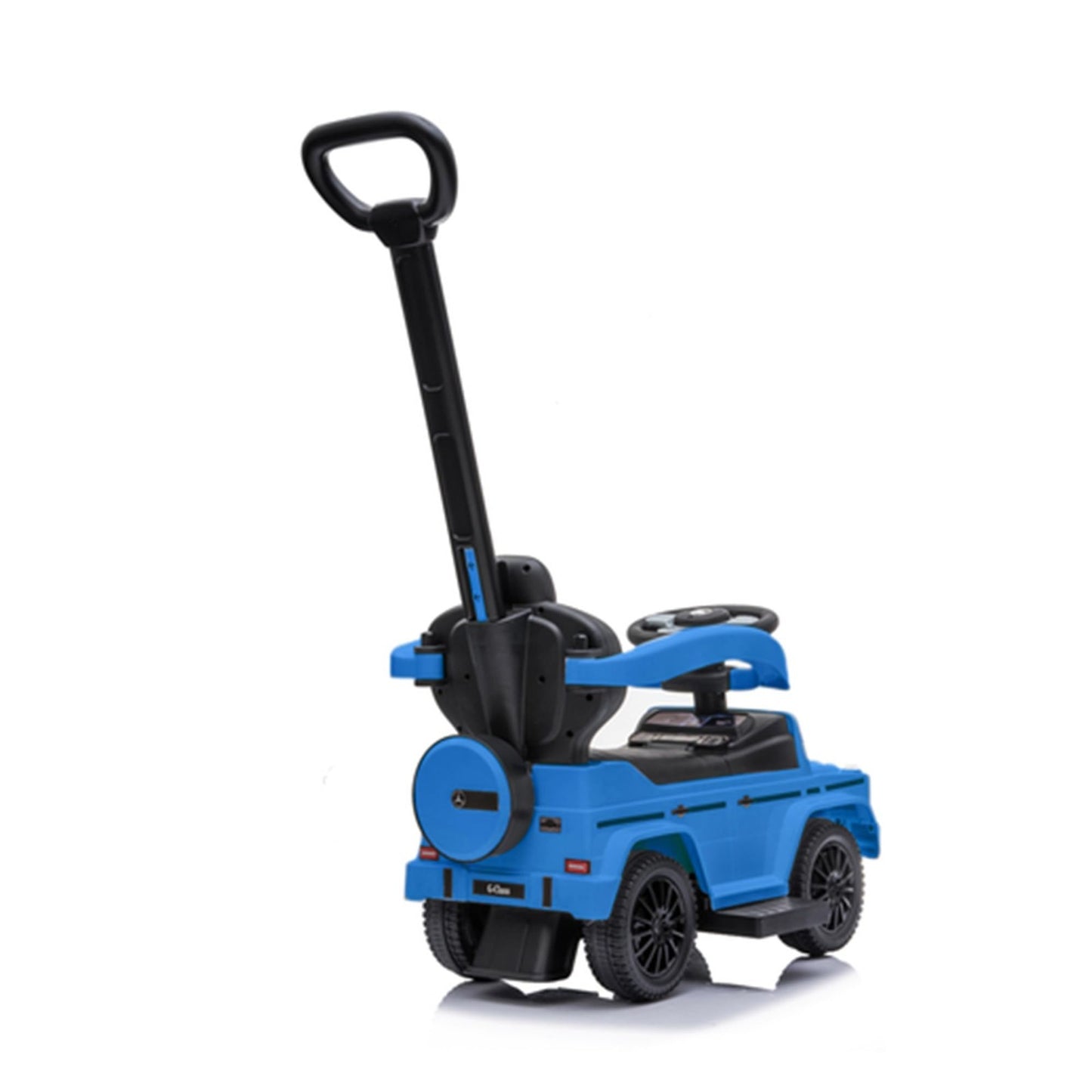 3-in-1 Kids Push Car Stroller, Mercedes G-Wagon, Detachable Handle, Safety Rails8