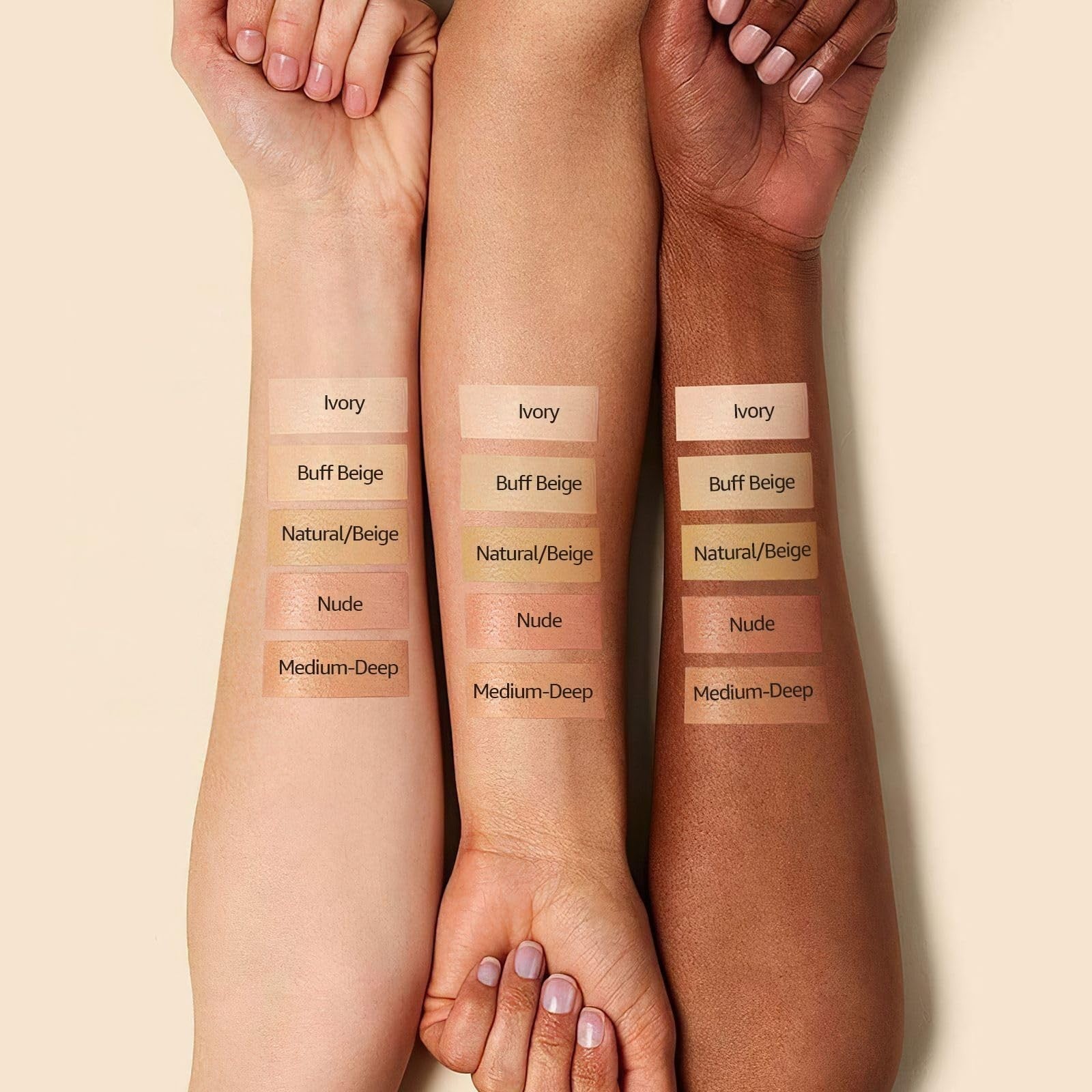 Upgraded CC Cream Face Makeup Foundation - Waterproof BB Cream, Tattoo Cover, Mo5