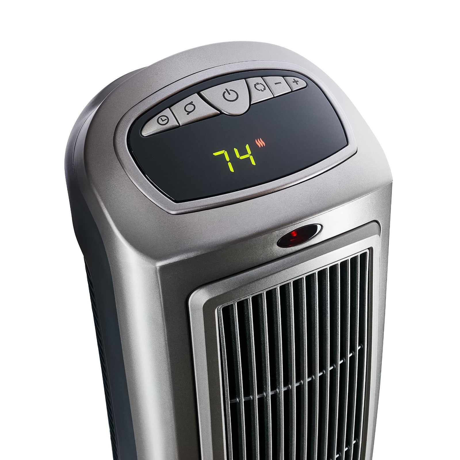 Digital Ceramic Tower Heater with Remote Control, Adjustable Thermostat, 1500W,8