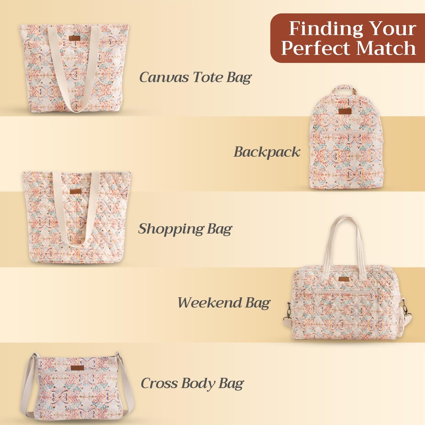 Stylish Women's Cotton Shoulder Handbag   Versatile Tote Bag for Everyday Use7