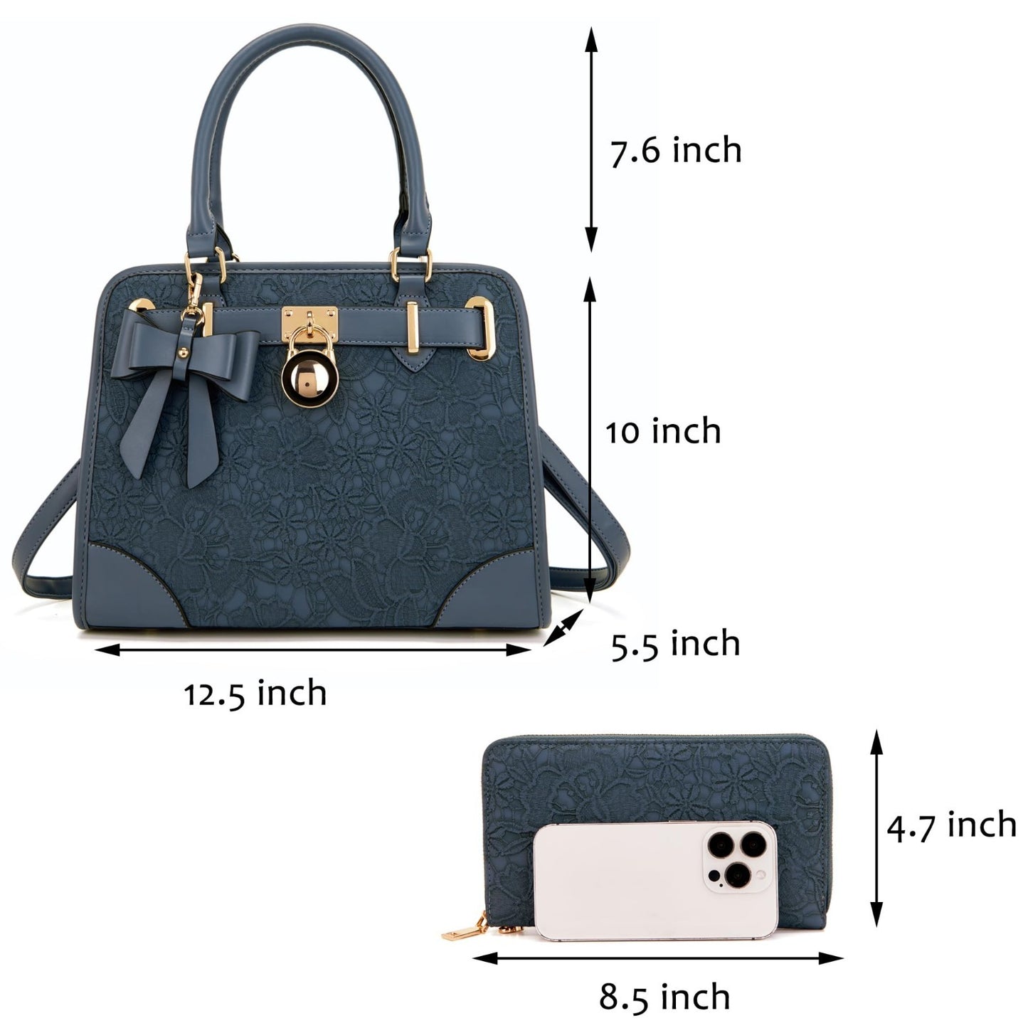 Versatile Women's Handbag - Stylish Tote, Satchel & Shoulder Bag, Wallet Include2