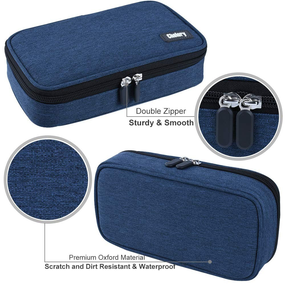 Large Capacity Pencil Case   Versatile Storage Pouch for Pens, Markers & Makeup3