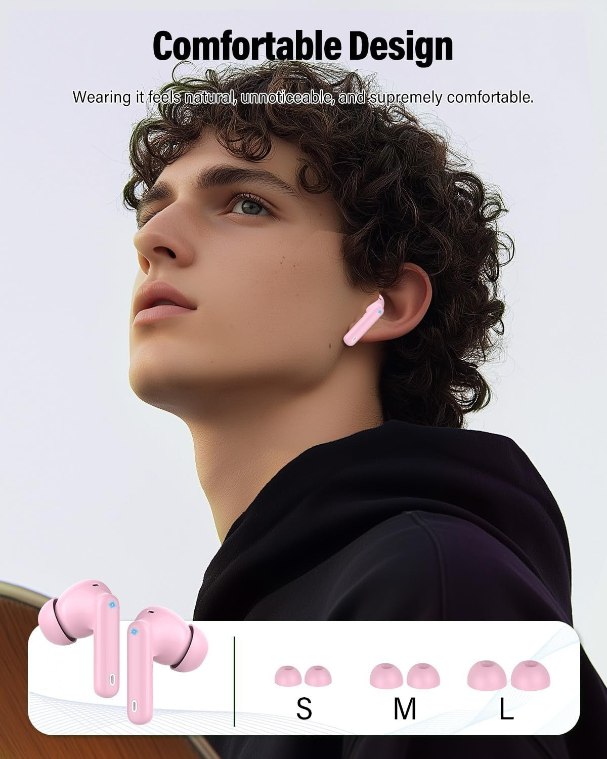 Wireless Bluetooth 5.4 Earbuds, Noise Cancelling, IP7 Waterproof, 36H Playtime,5