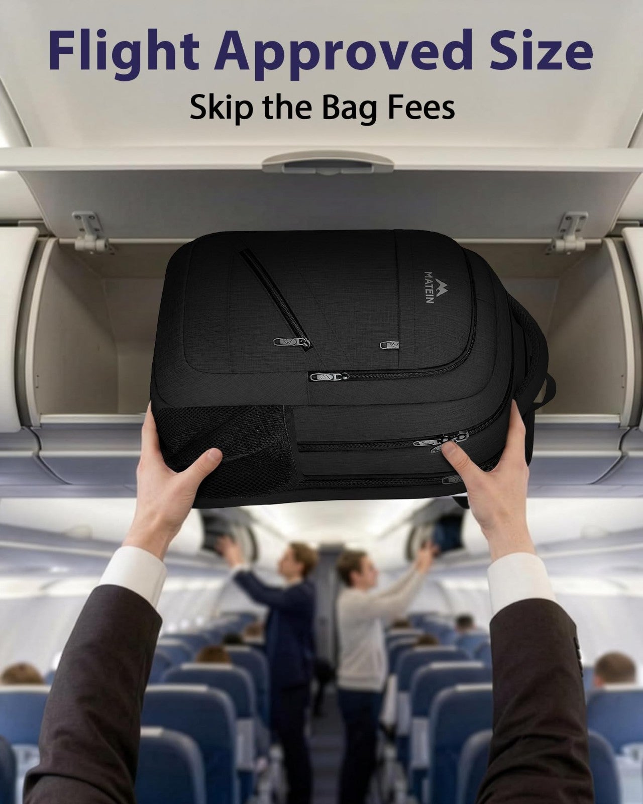 Extra Large 18" Laptop Backpack, 50L Travel Bag, Durable Carry On Rucksack4