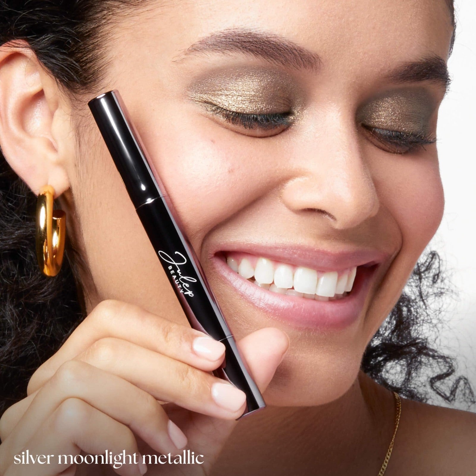 Crème-to-Powder Eyeshadow Stick - Moonlight Shimmer, Long-lasting, Easy Applicat4