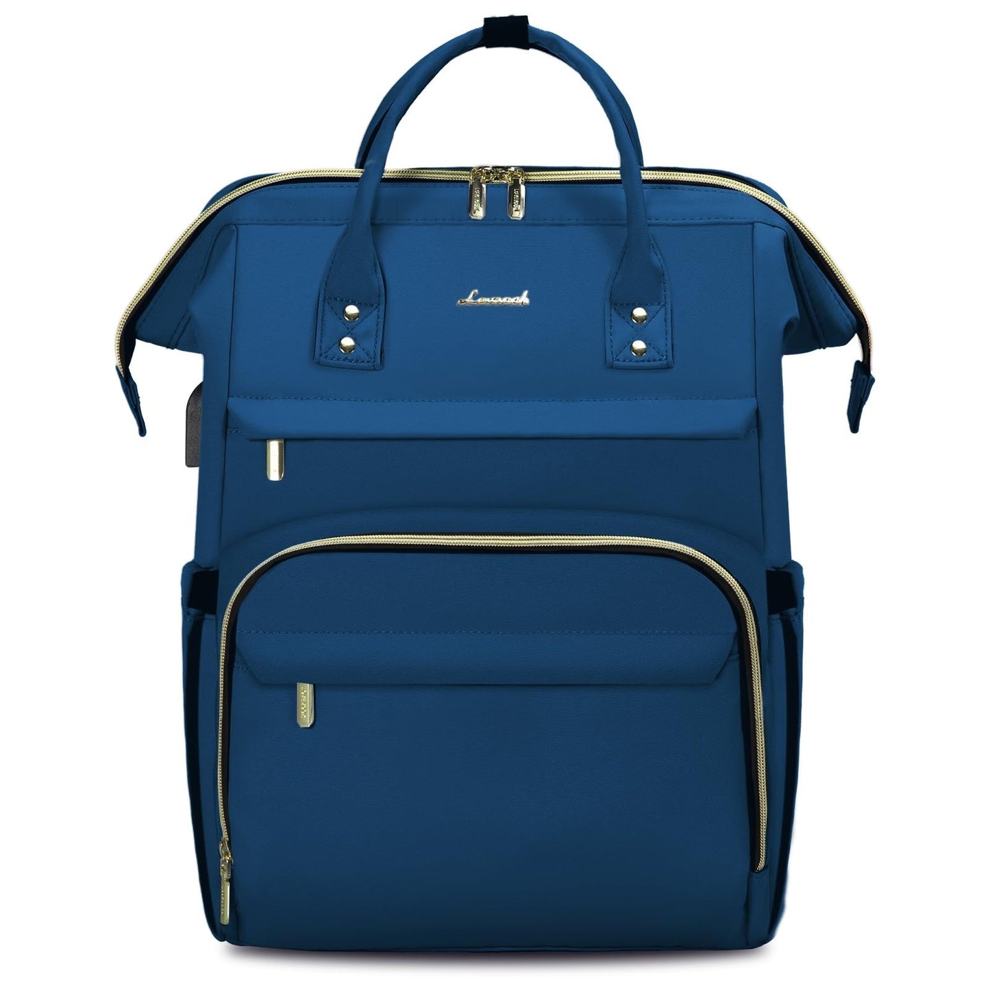 Stylish 17" Laptop Backpack for Women   Waterproof Travel Bag with USB Port, Per1