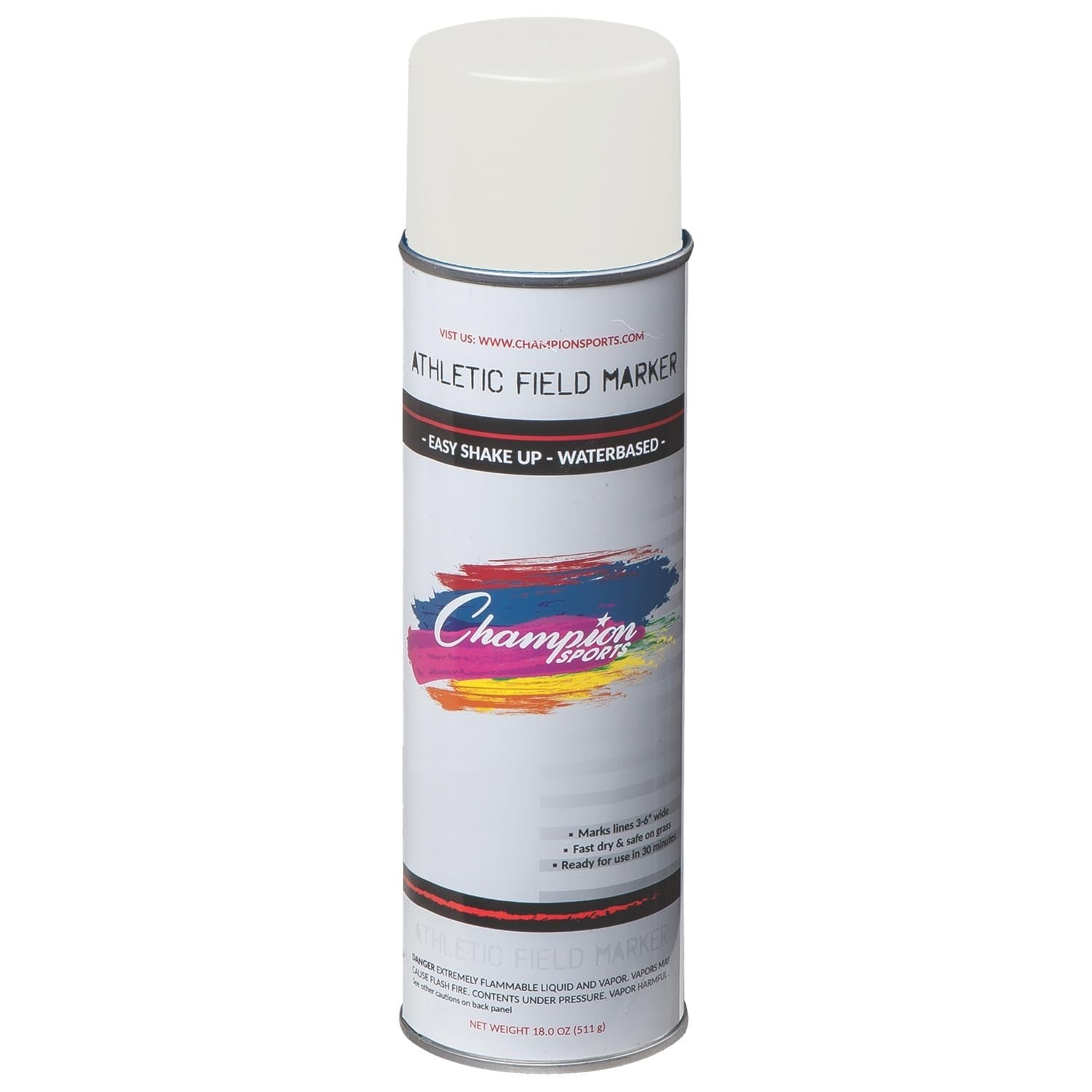 Field Marking Paint Case of 12 - White 20 oz Spray for Sports & Events1