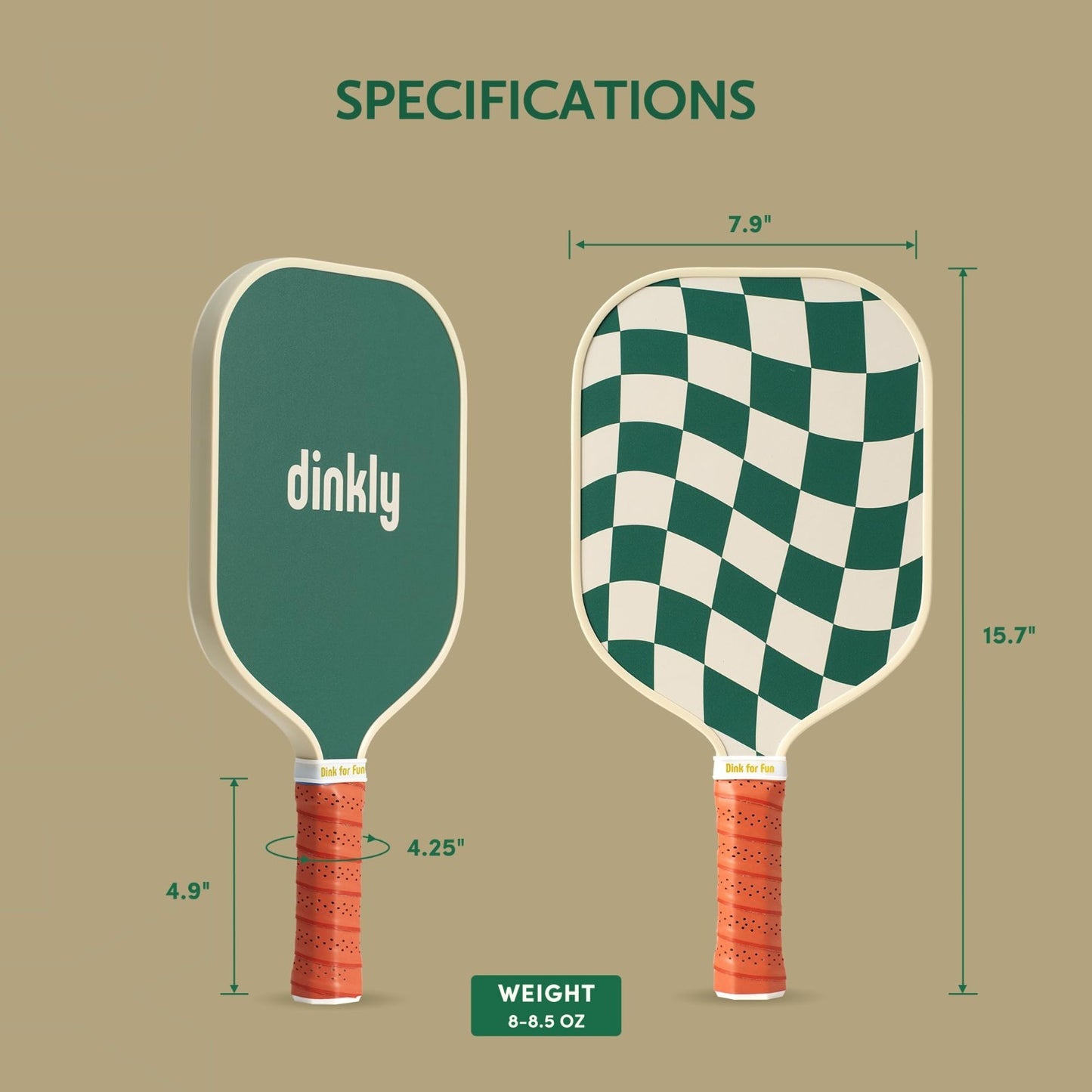 Pickleball Paddle Set of 2/4 - USAPA Approved, Graphite/Fiberglass, Includes Bal3