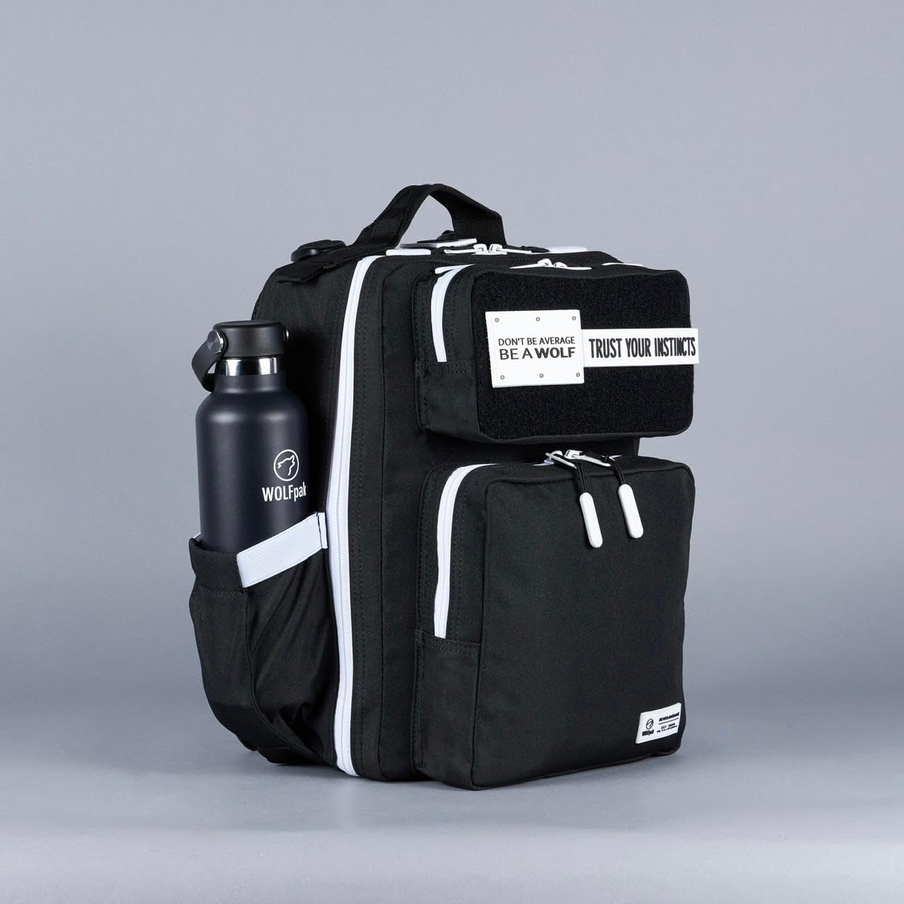 Slim Tactical Gym Backpack   Minimalist Daypack with Laptop Pocket & Cup Holders8