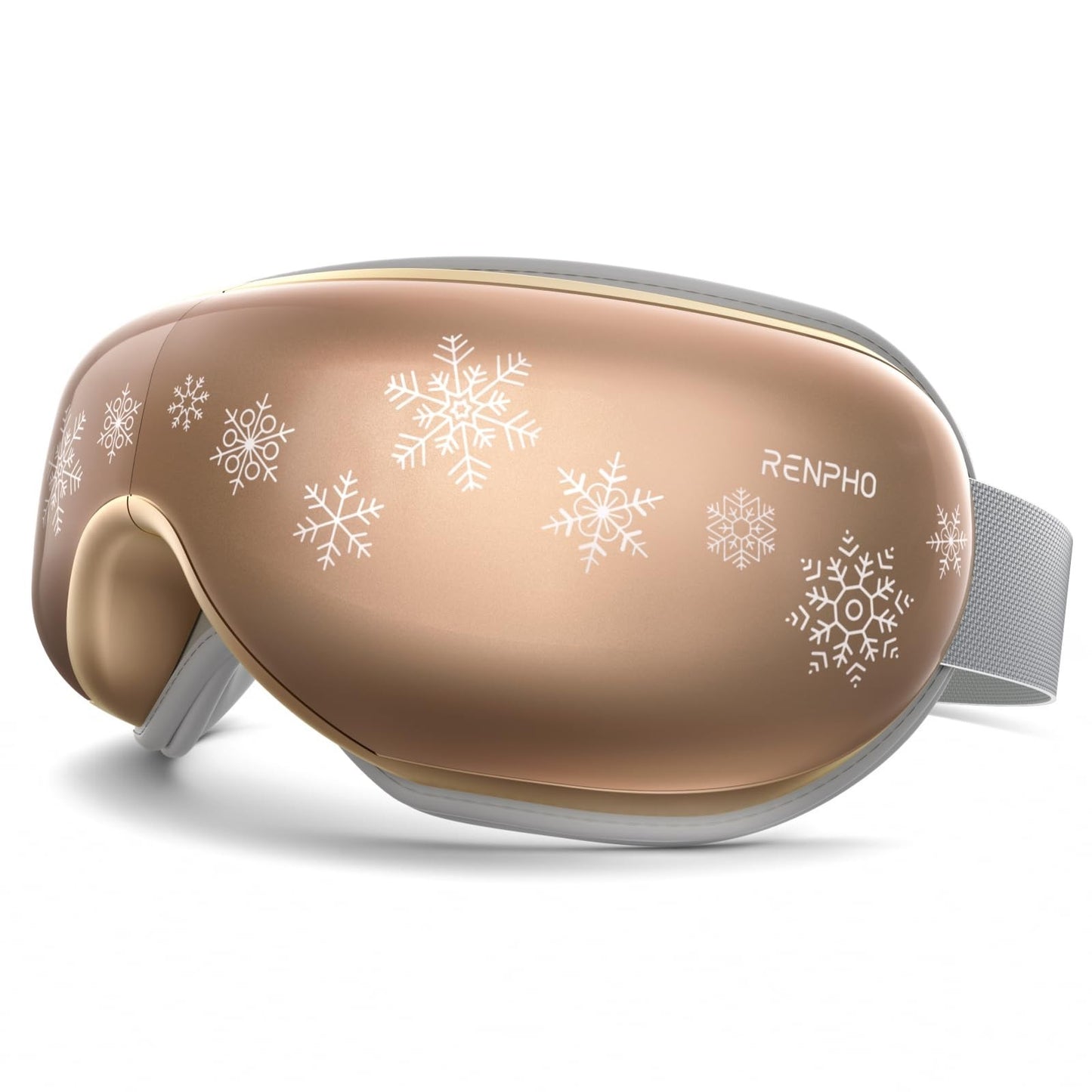 Heated Eye Massager with Vibration | Relieves Head Tension, Eye Strain & Dark Ci1