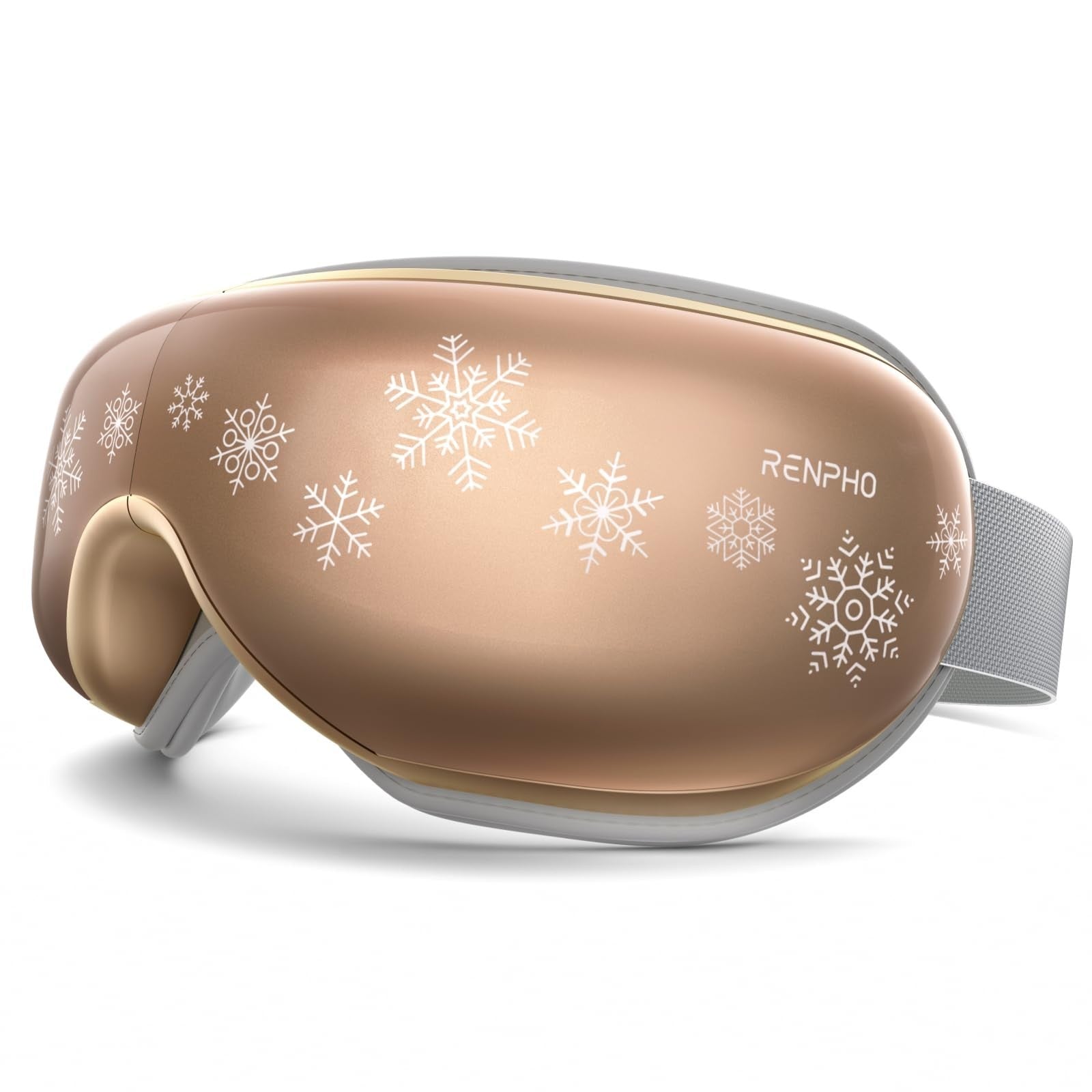 Heated Eye Massager with Vibration | Relieves Head Tension, Eye Strain & Dark Ci1