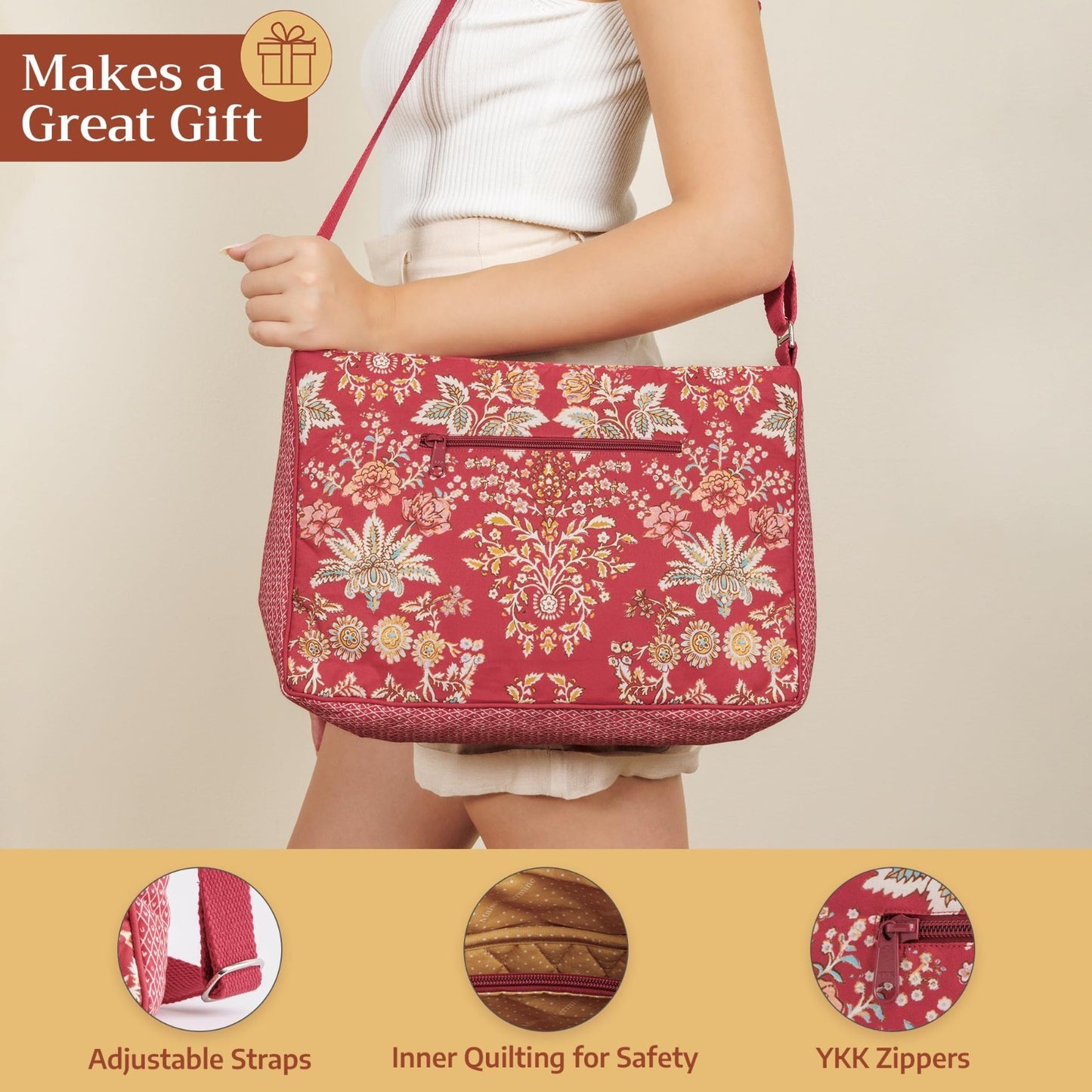 Stylish Cotton Shoulder Bag for Women - Versatile Handbag, Perfect for Everyday4