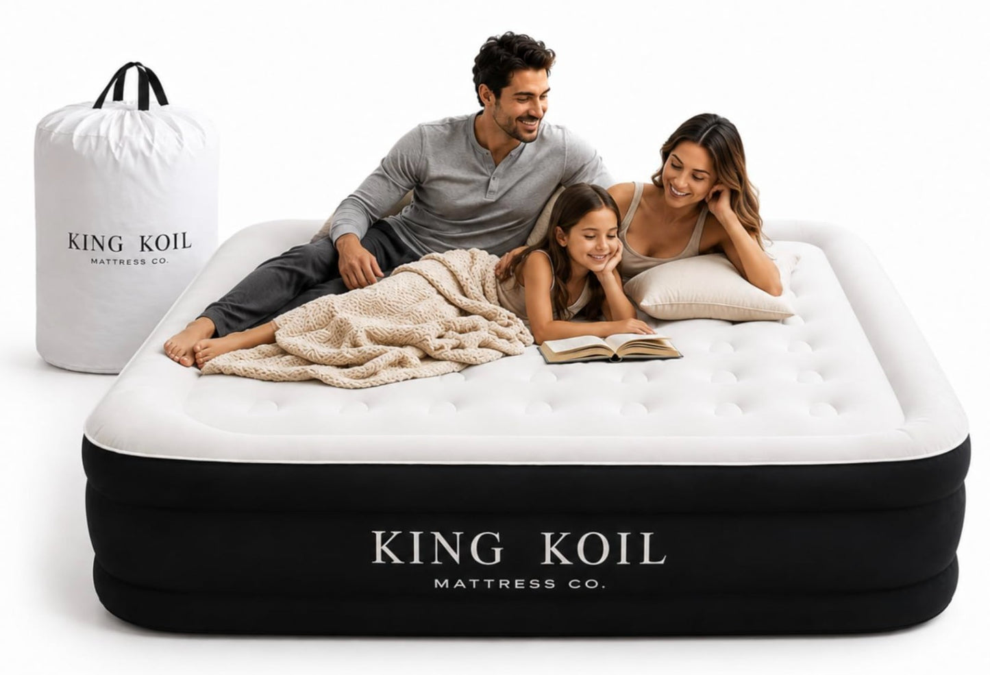 Full Air Mattress with Built in Pump | Inflatable Bed, Waterproof, 600lb Capacit7