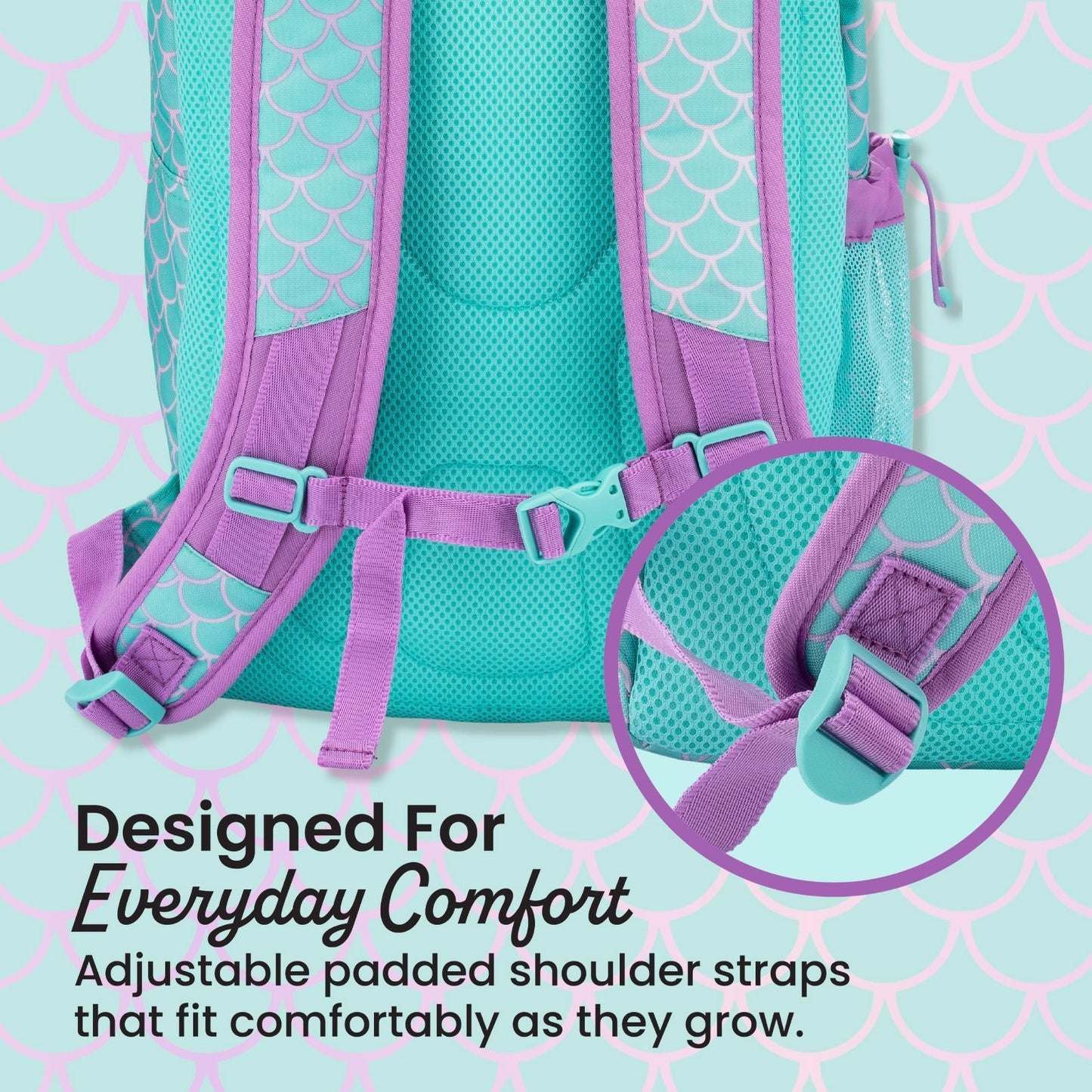 Kids 2 in 1 Backpack & Insulated Lunch Bag Set with Padded Straps for School3