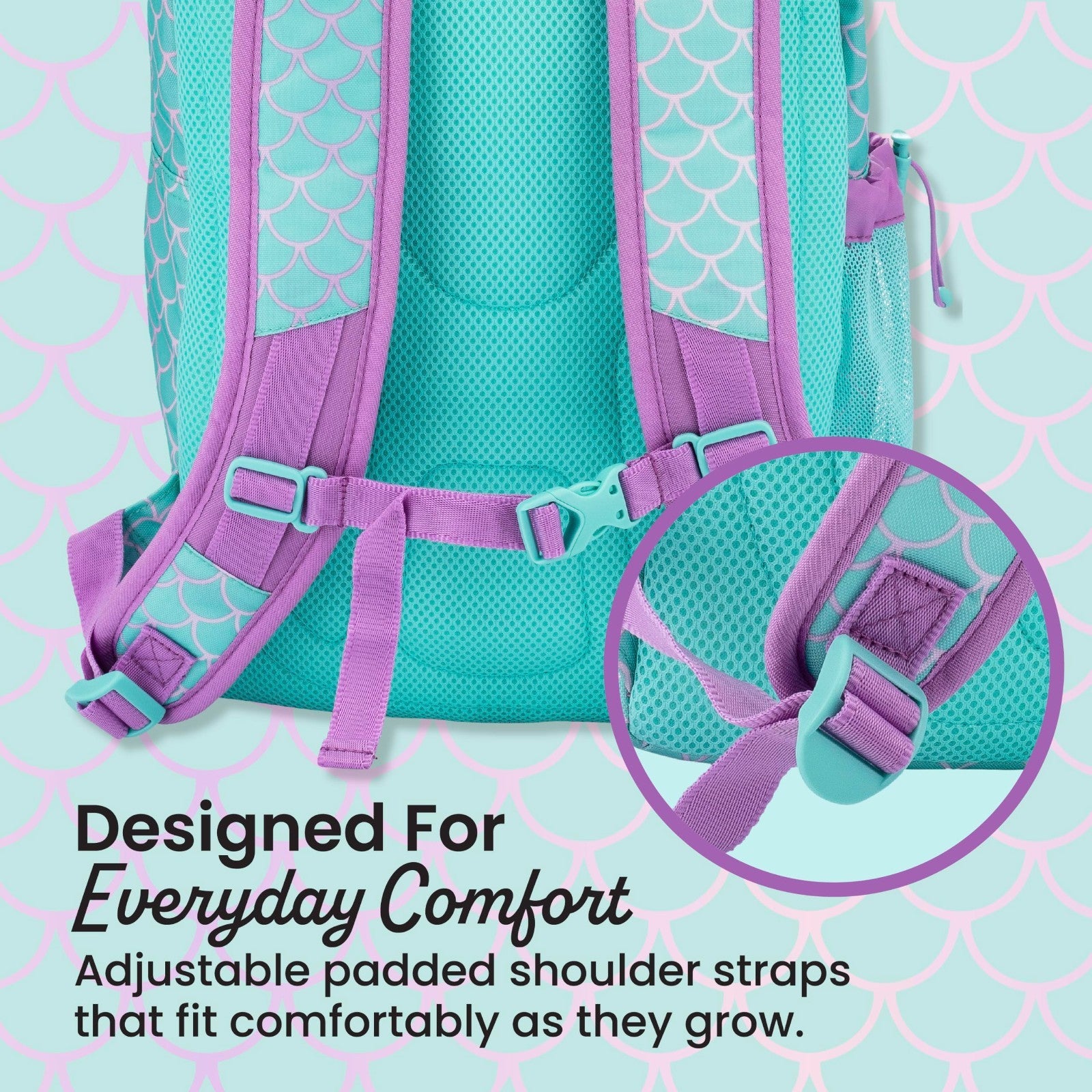 Kids 2 in 1 Backpack & Insulated Lunch Bag Set with Padded Straps for School3
