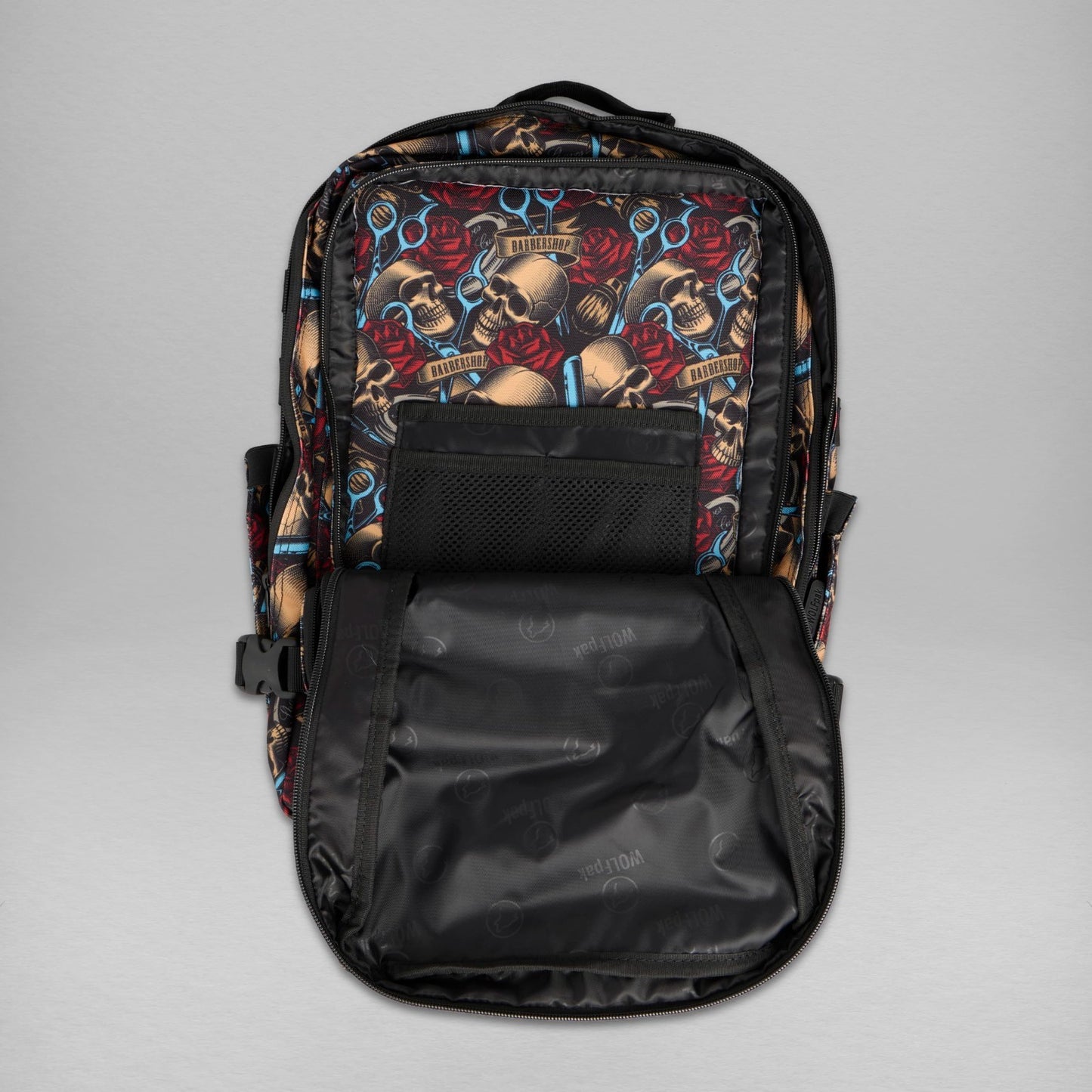 Durable 45L Waterproof Gym Backpack   1000D Oxford, MOLLE Webbing, Laptop Pocket4