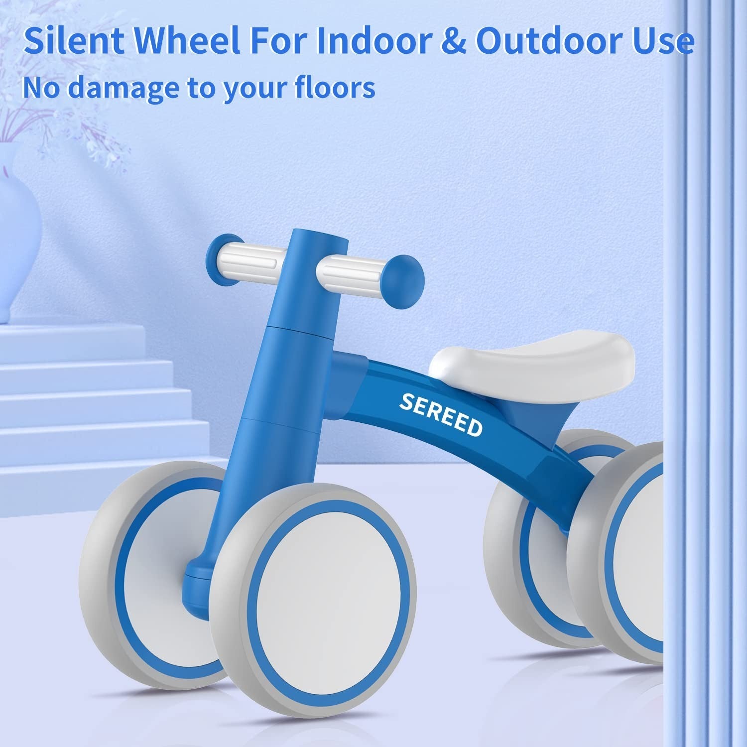 Toddler Balance Bike for 1 Year Old   4 Wheels, First Birthday Gift, 12 24 Month5