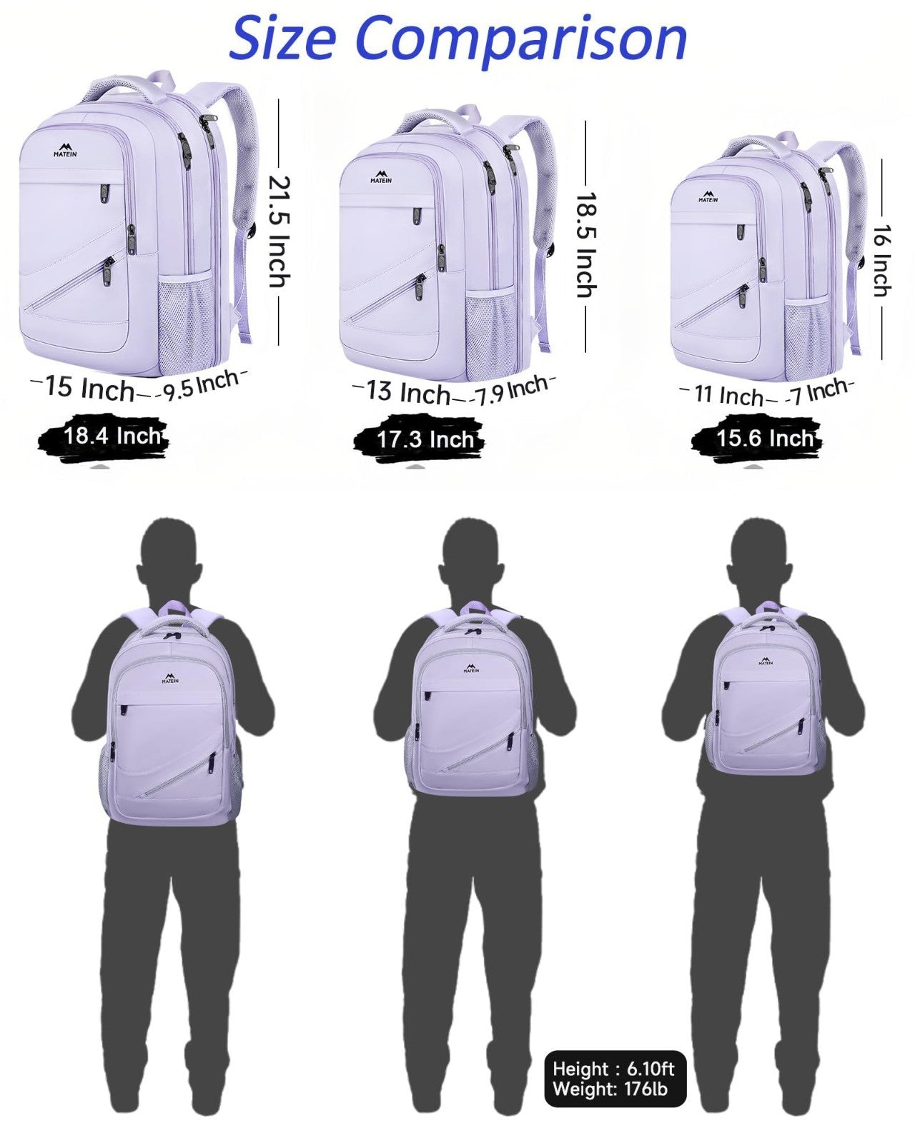 Extra Large Laptop Backpack for Women, TSA Friendly Travel Bag, Durable & Stylis7