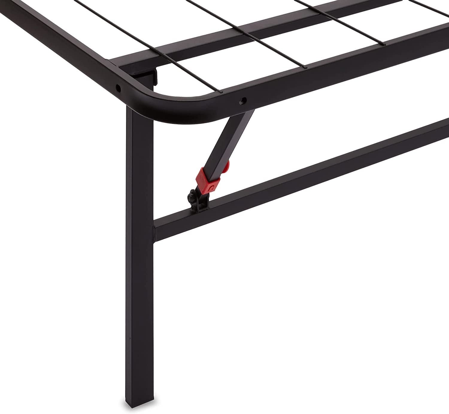 Sturdy Full Size Bed Frame with Underbed Storage, Foldable Metal Platform, Noise6