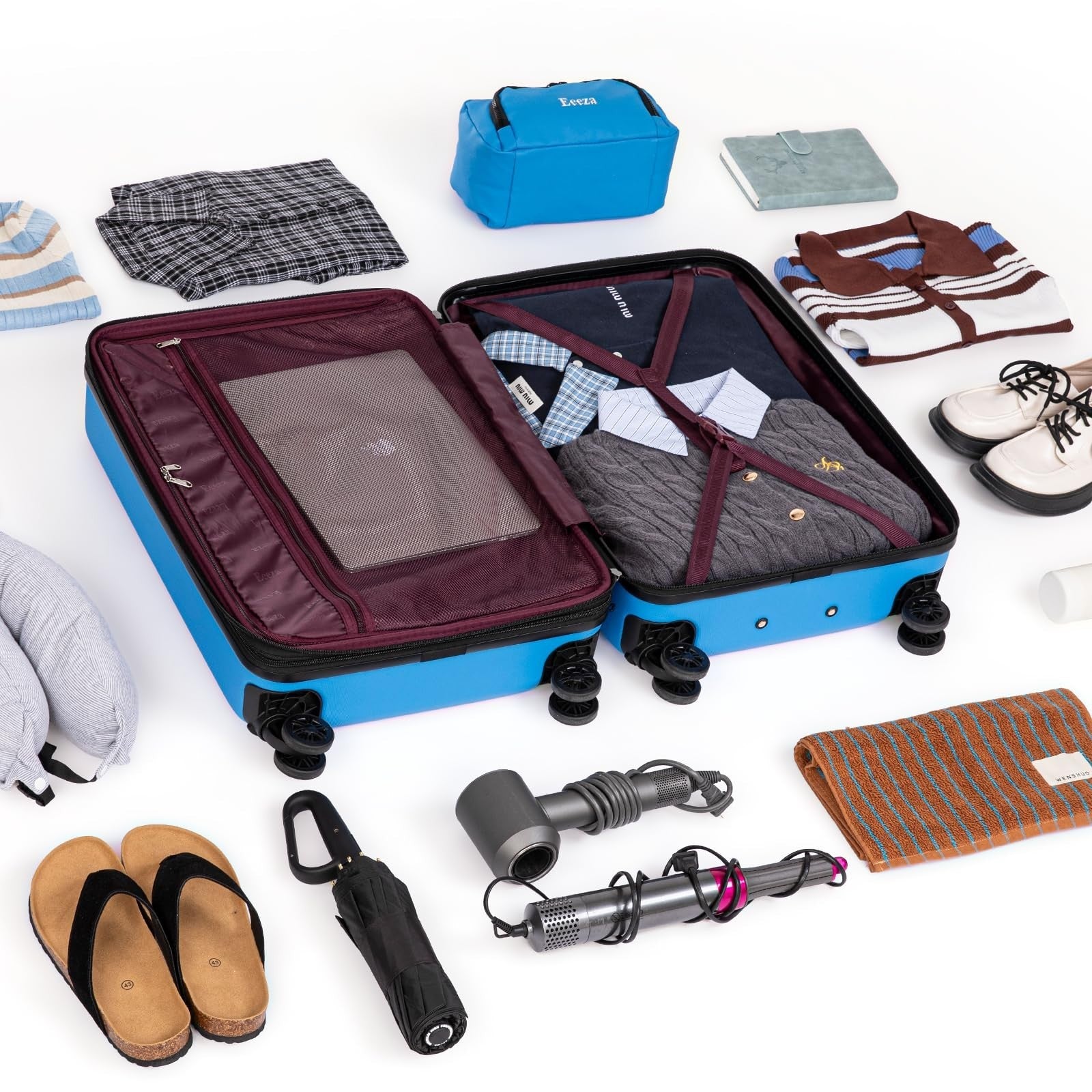 5-Piece Hardshell Luggage Set - TSA Lock, Spinner Wheels, Water-Repellent, 20/247