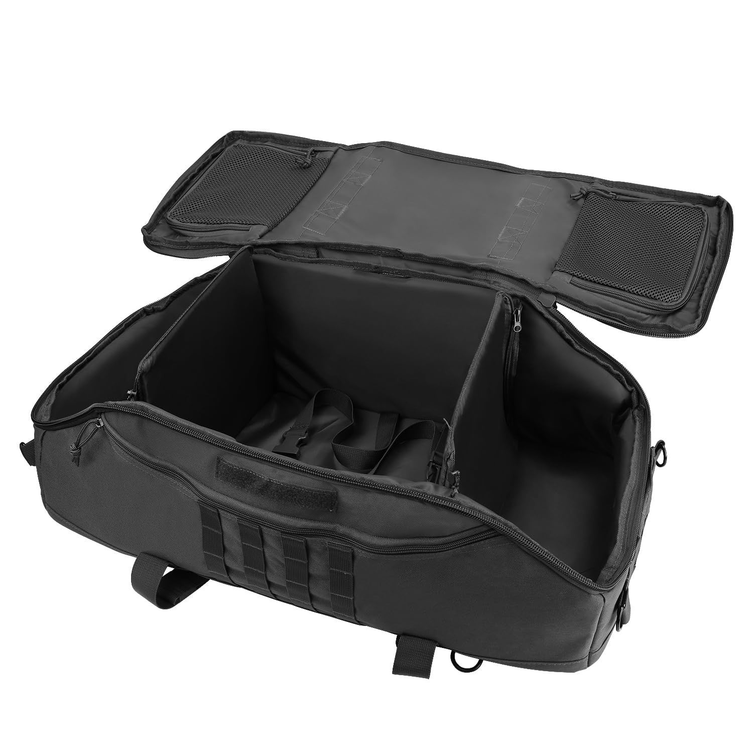 Large 65L Tactical Duffle Bag, 3 in 1 MOLLE Backpack for Sports, Gym & Outdoor4