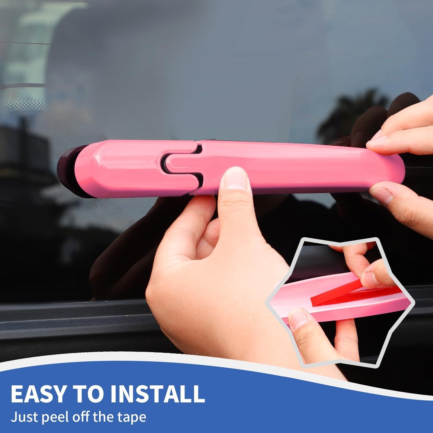Rear Window Wiper Arm Blade Cover Trim for Ford Bronco 2021-2025, Pink Accessory6