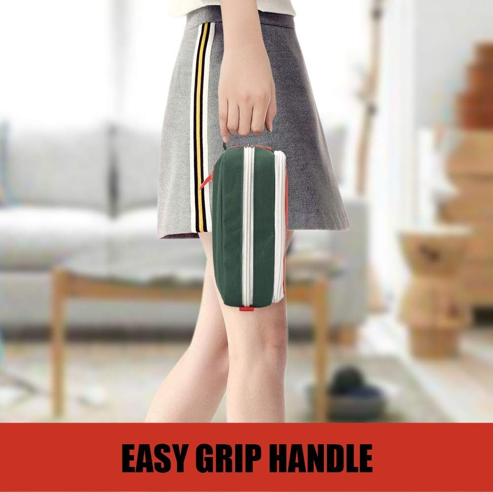 High Capacity Pencil Case Organizer   Big Pouch with Easy Grip Handle, Aesthetic4