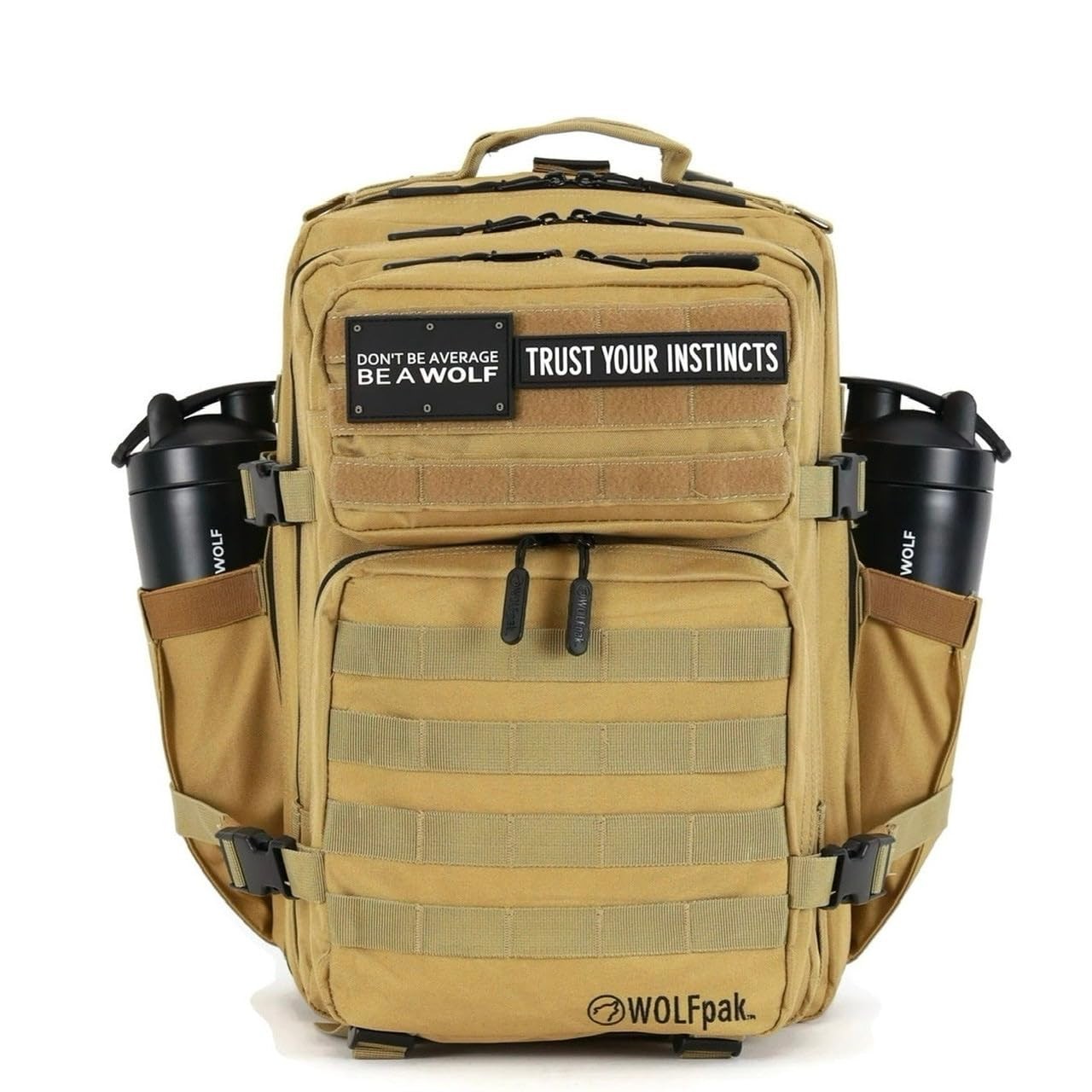 Durable 35L Waterproof Gym Backpack   1000D Oxford, MOLLE Webbing, Laptop Pocket1