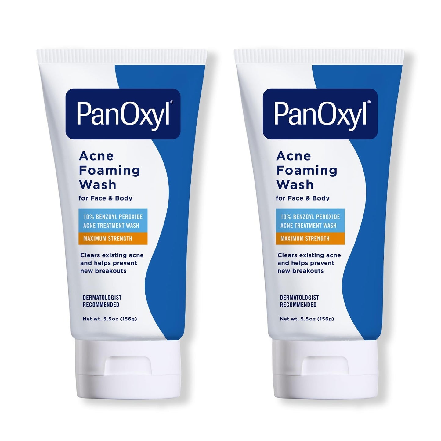 Acne Foaming Wash 10% Benzoyl Peroxide, 5.5 oz - Pack of 2, Clear Skin Solution1